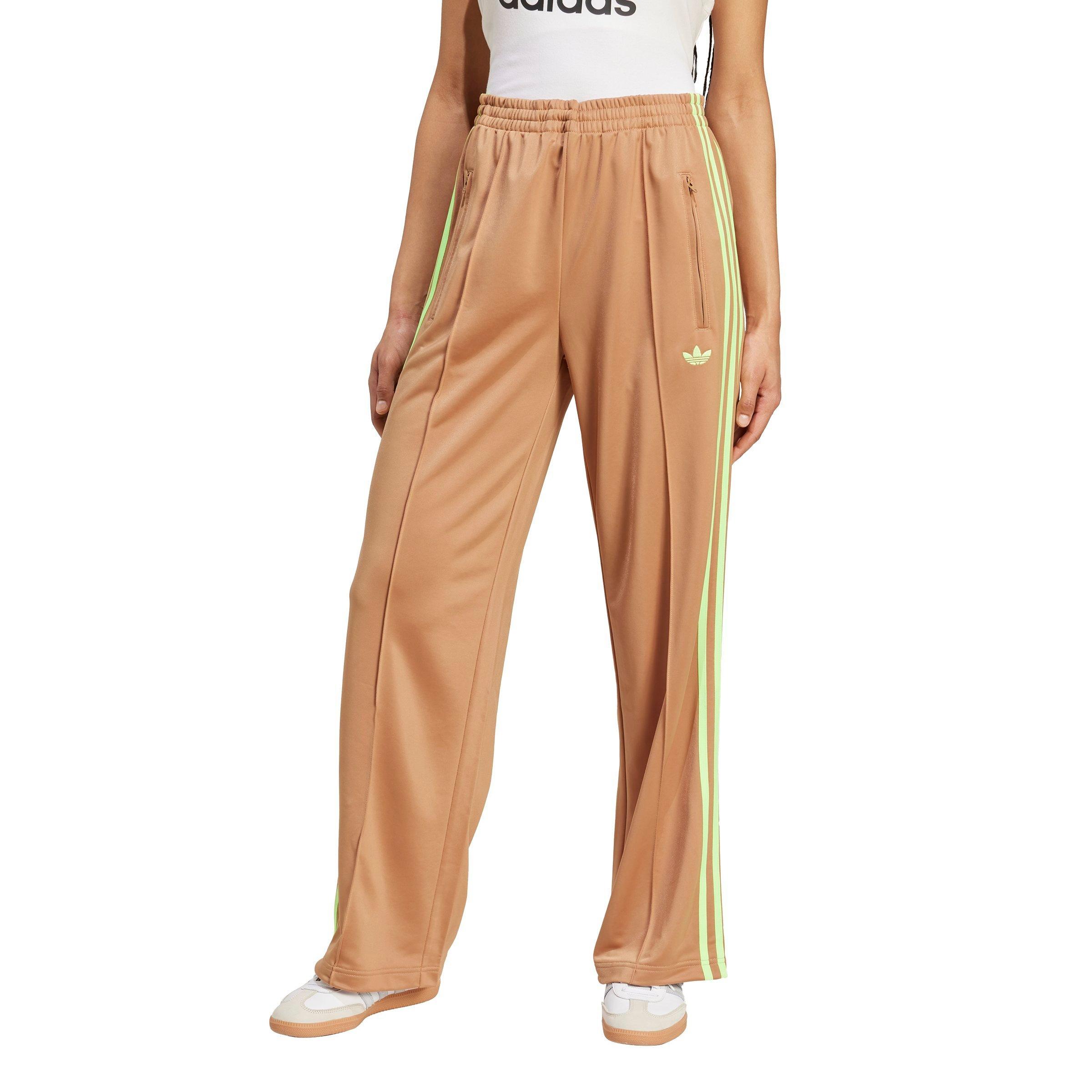 adidas Originals Women's Adicolor Classic Firebird Loose Track Tracksuit Bottoms -Brown/Green - BROWN/GREEN Thumbnail View 1