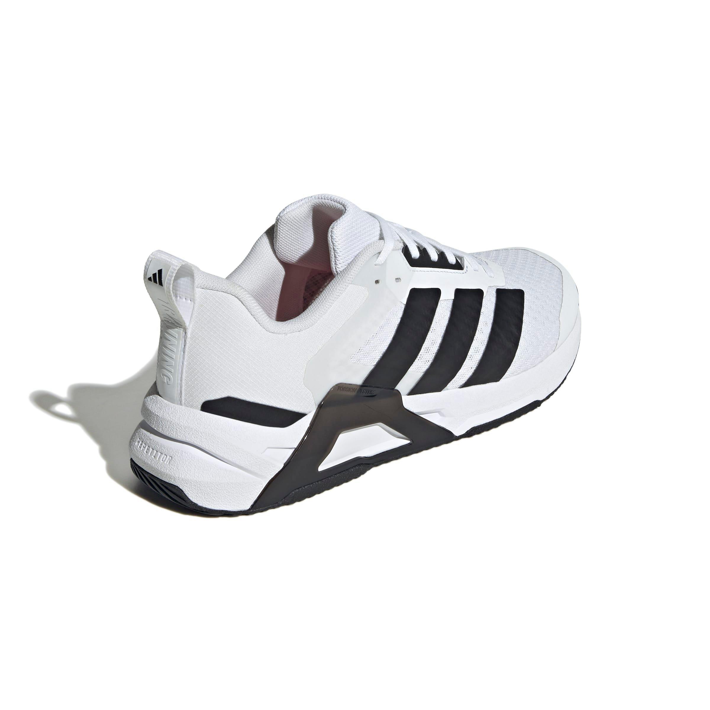 adidas Dropset Control "Ftwr White/Core Black/Lucid Red" Men's Training Shoe - WHITE/BLACK/RED Thumbnail View 4