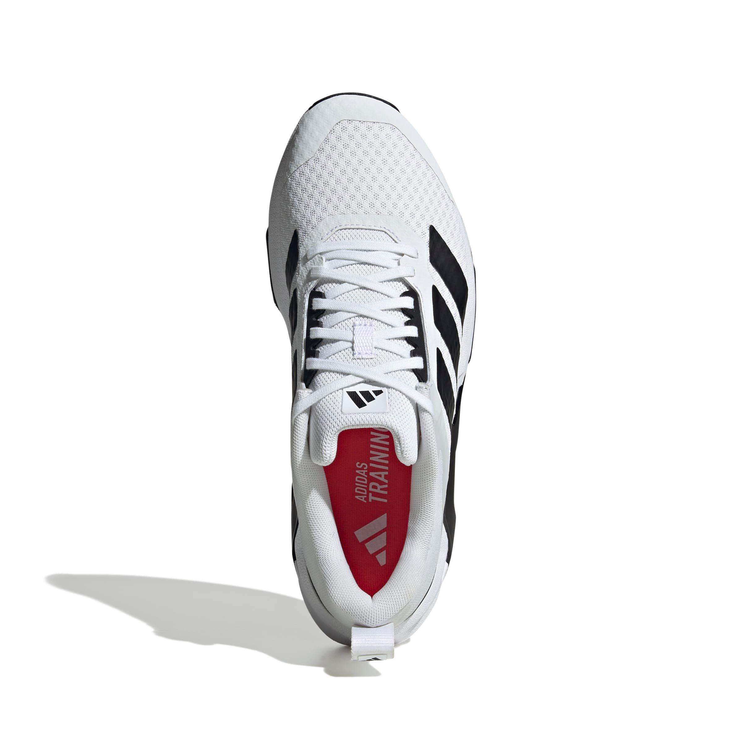 adidas Dropset Control "Ftwr White/Core Black/Lucid Red" Men's Training Shoe - WHITE/BLACK/RED Thumbnail View 5