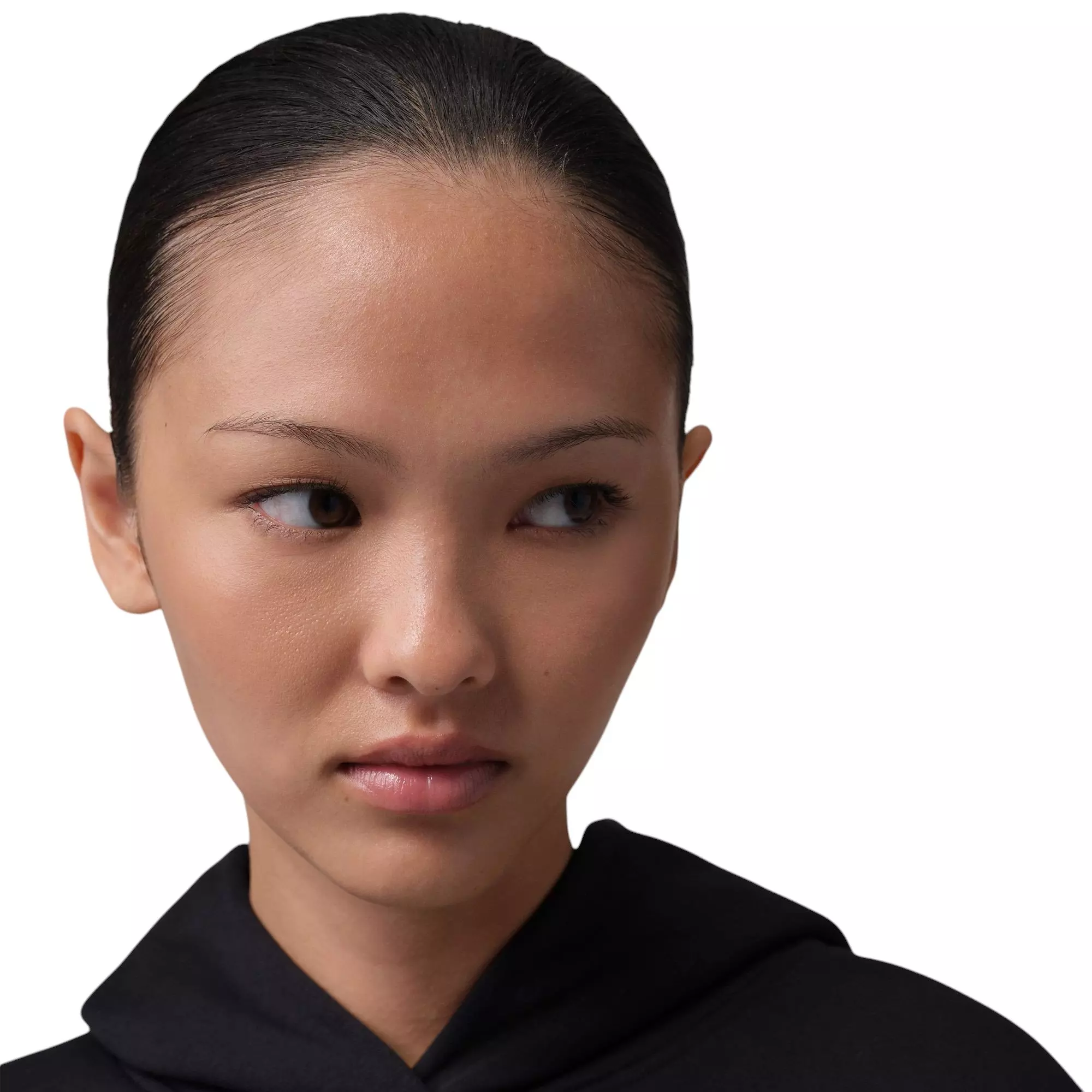 Jordan "Space Jam" Women's Fleece Pullover Hoodie - BLACK/WHITE