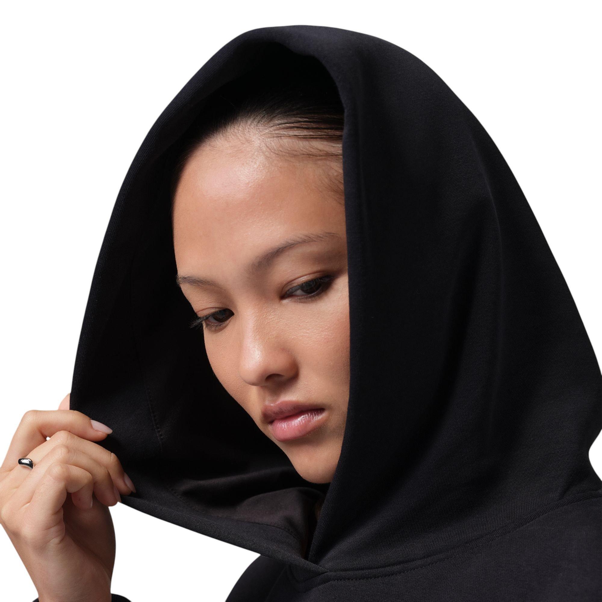 Jordan "Space Jam" Women's Fleece Pullover Hoodie - BLACK/WHITE