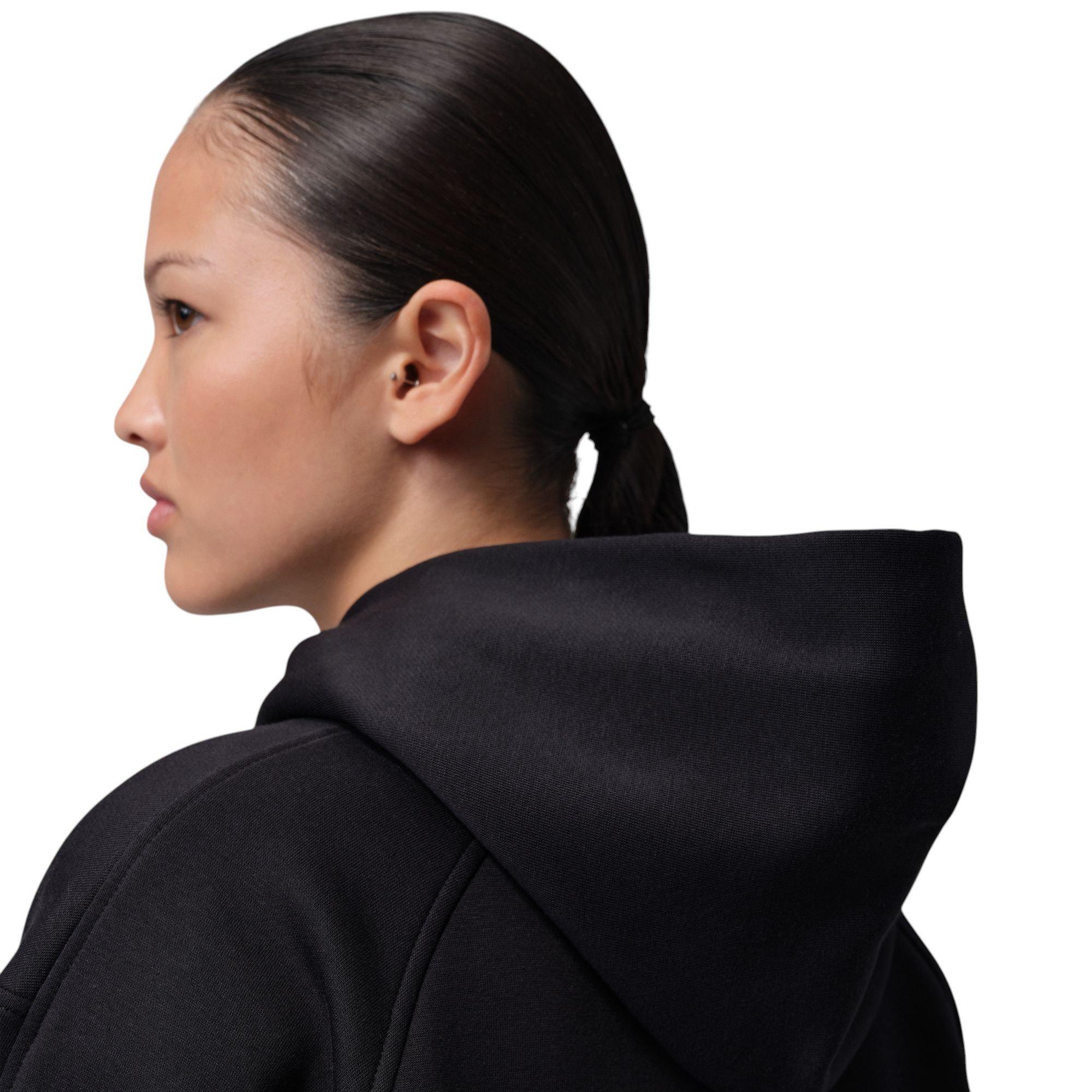 Jordan "Space Jam" Women's Fleece Pullover Hoodie - BLACK/WHITE
