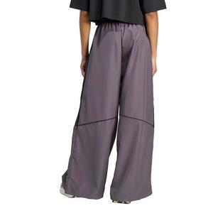 adidas Women's Teamgeist Adicolor Oversized Woven Track Pant -Grey/Black
