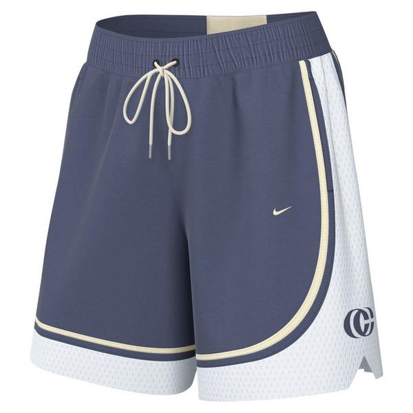 Nike Caitlin Standard Issue Dri-FIT "Blue/White" Women's 6" Game Curve Basketball Shorts - BLUE/WHITE