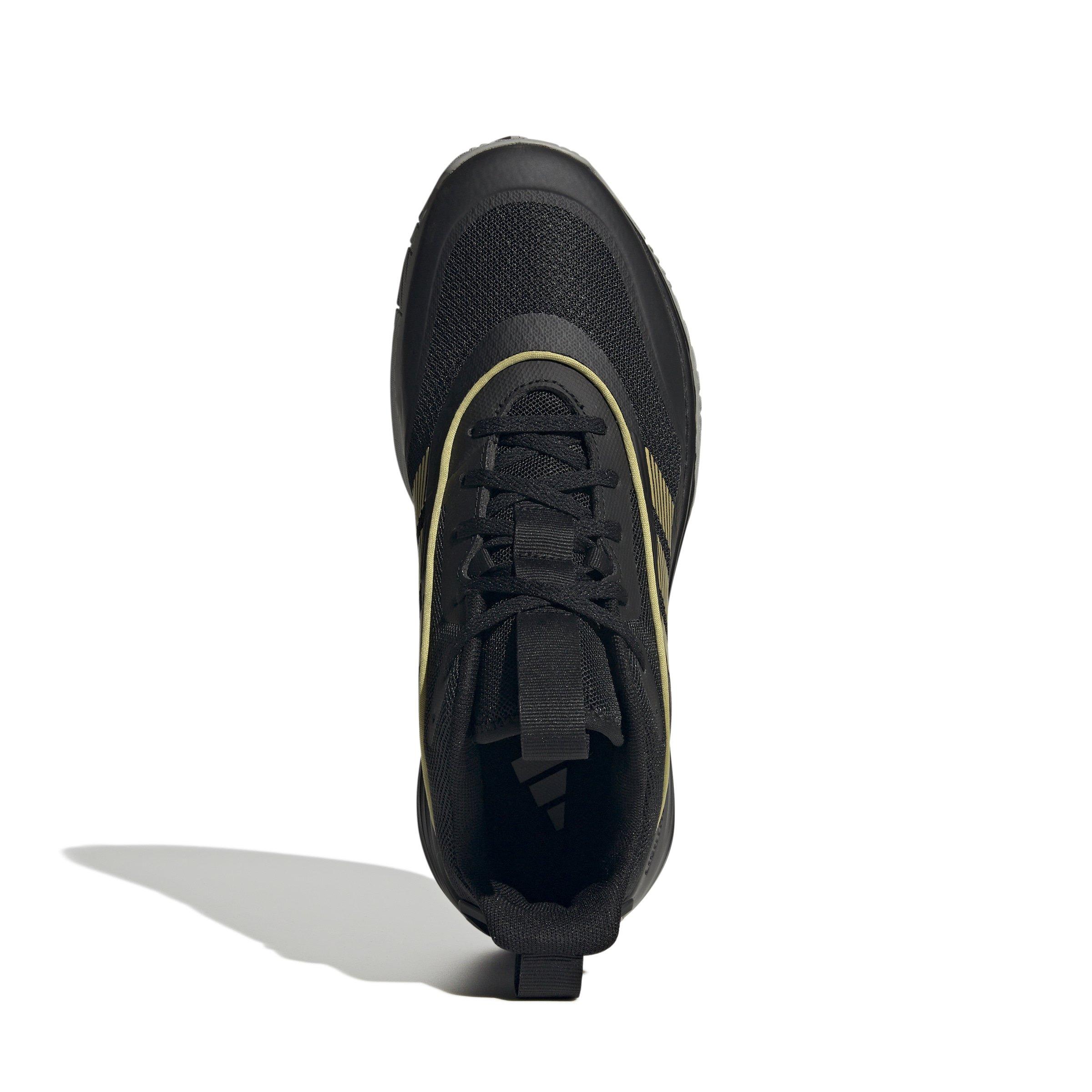 adidas Own the Game 3 "Core Black/Gold Metallic/Mgh Solid Grey" Men's Basketball Shoe - BLACK/GOLD/GREY Thumbnail View 5