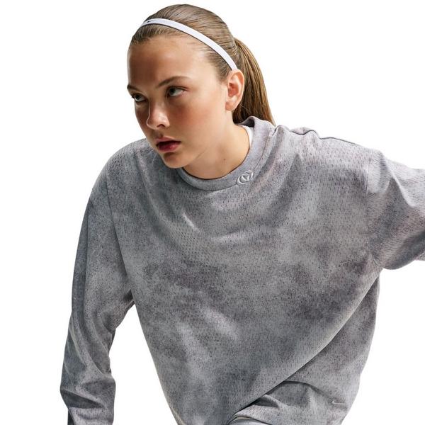 Nike Caitlin Standard Issue Aero-FIT Women's Long-Sleeve Basketball Top - GREY