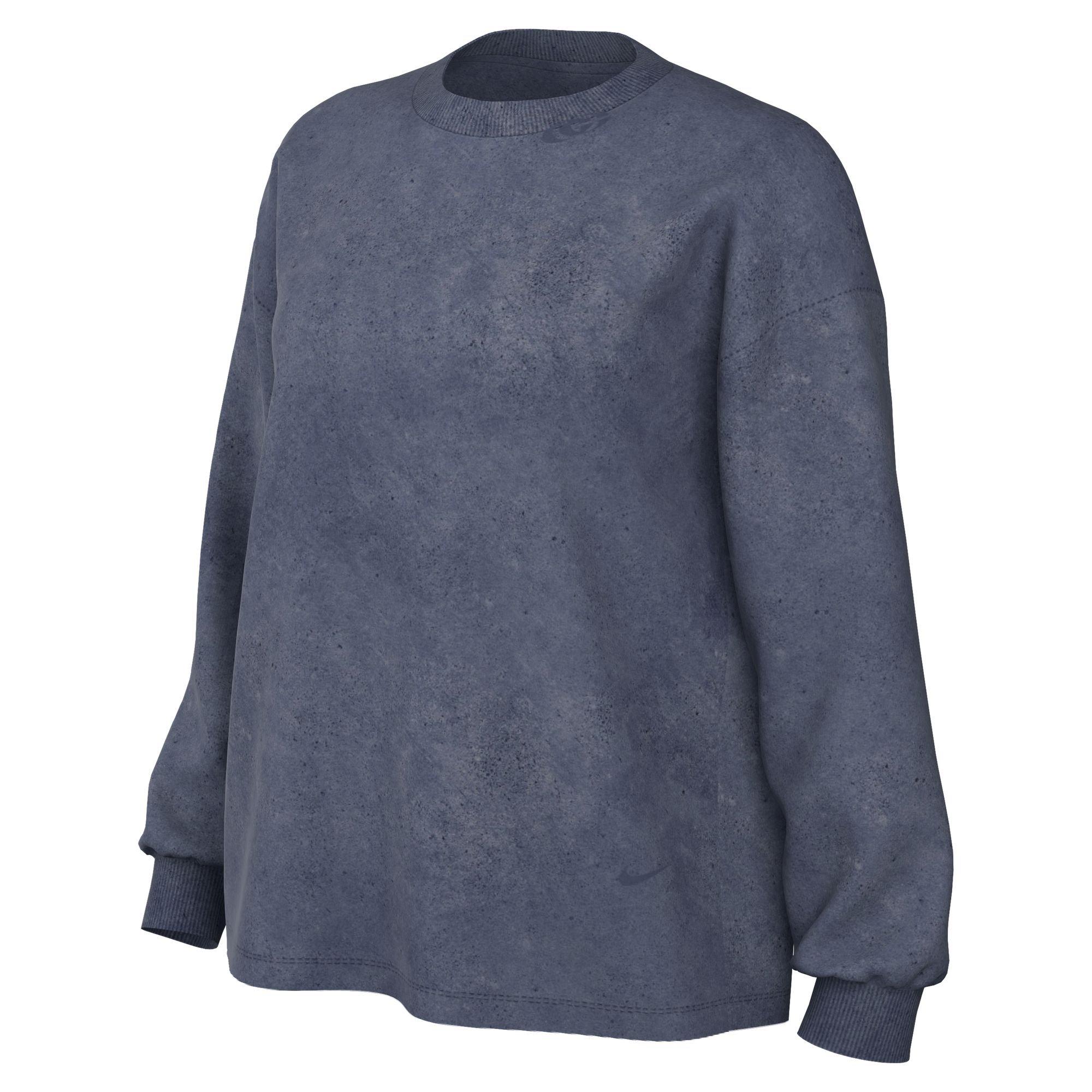Nike Caitlin Standard Issue Aero-FIT "Blue" Women's Long-Sleeve Basketball Top - BLUE
