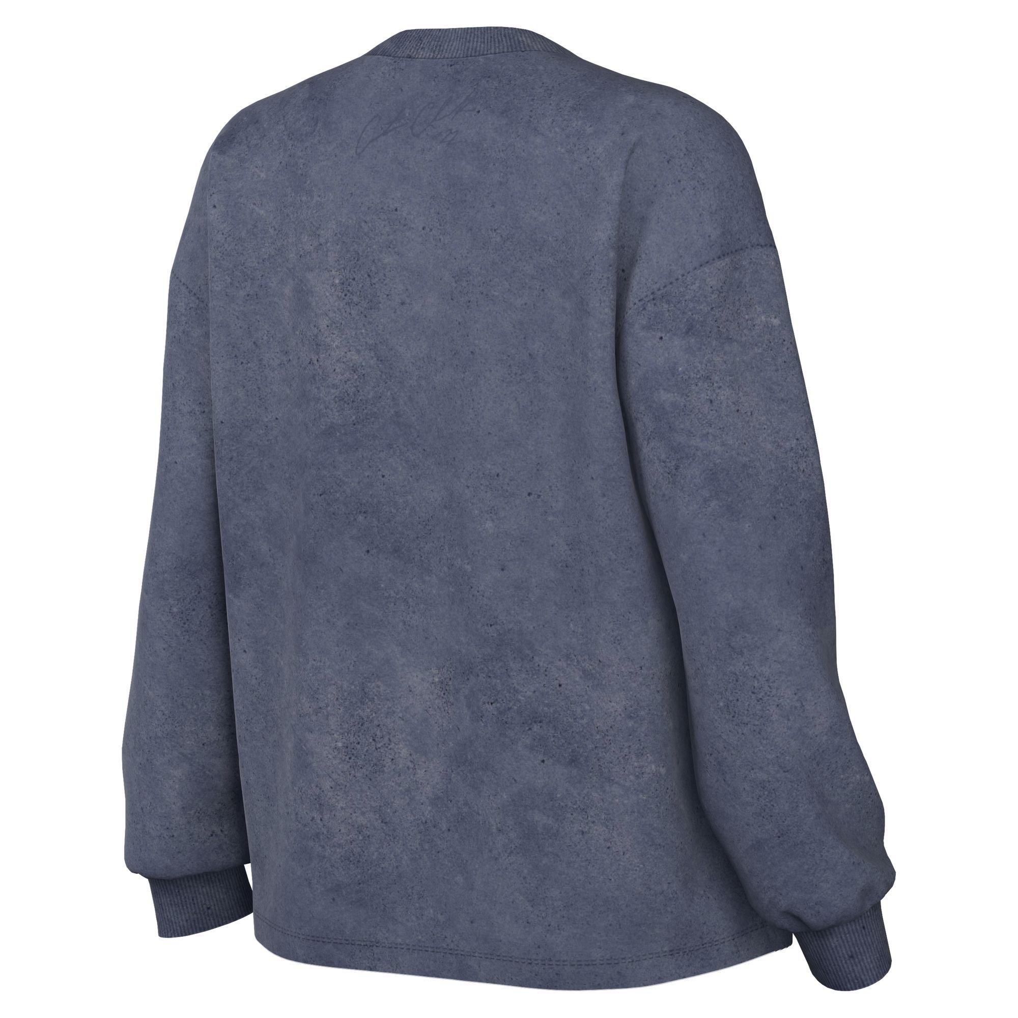 Nike Caitlin Standard Issue Aero-FIT "Blue" Women's Long-Sleeve Basketball Top - BLUE