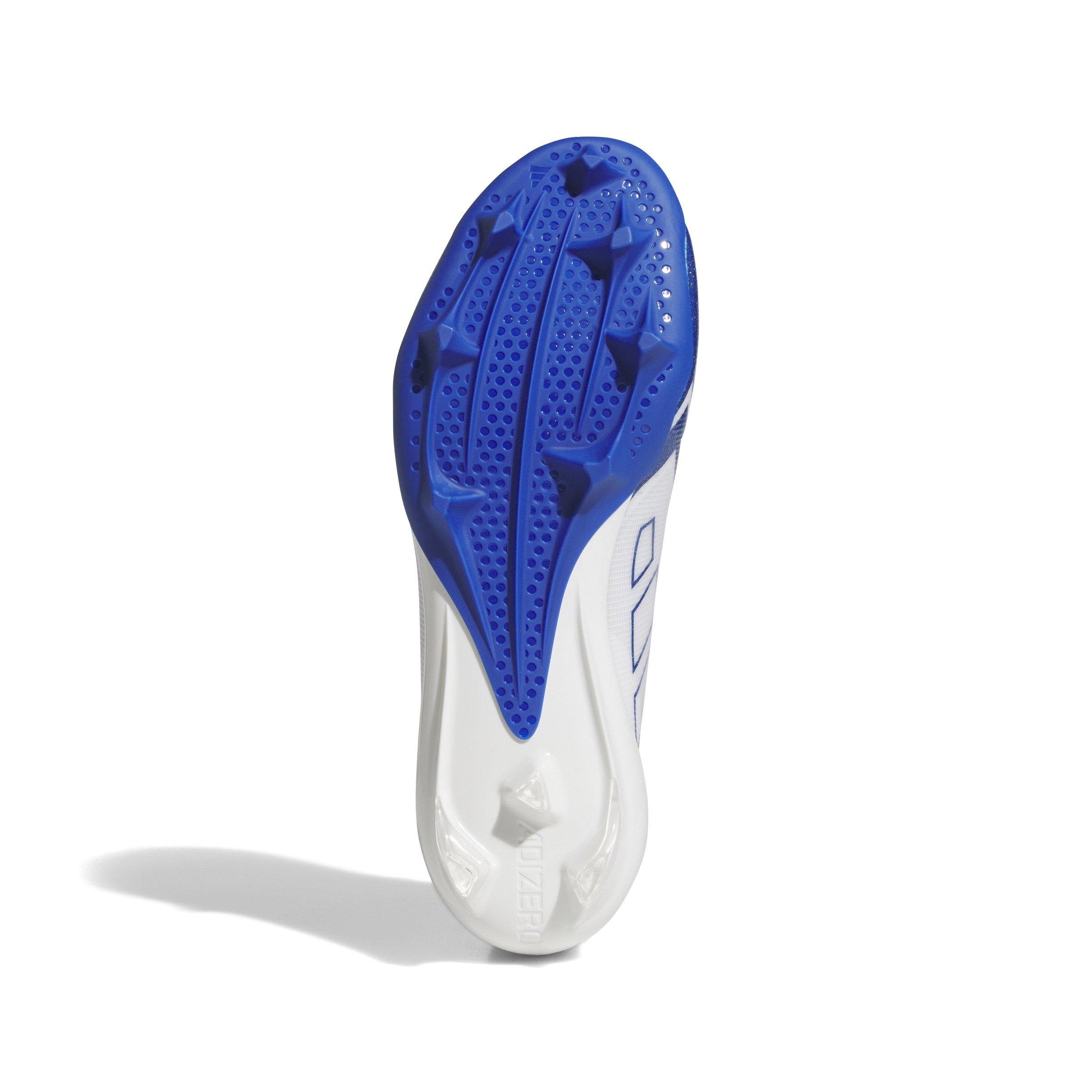 adidas adiZero Electric AG "Ftwr White/Team Royal Blue/Ftwr White" Men's Football Cleat - WHITE/ROYAL/WHITE Thumbnail View 6