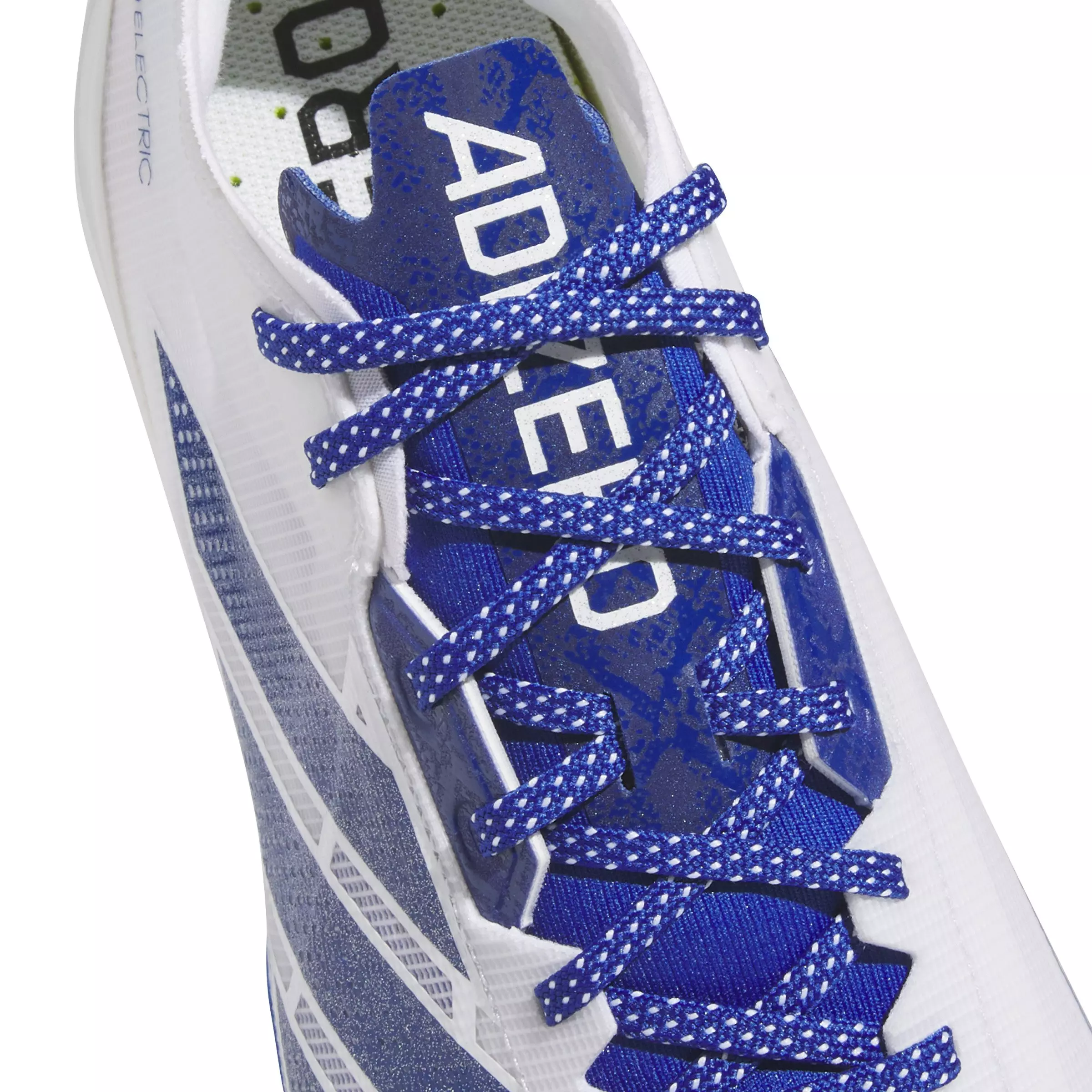 adidas adiZero Electric AG "Ftwr White/Team Royal Blue/Ftwr White" Men's Football Cleat - WHITE/ROYAL/WHITE