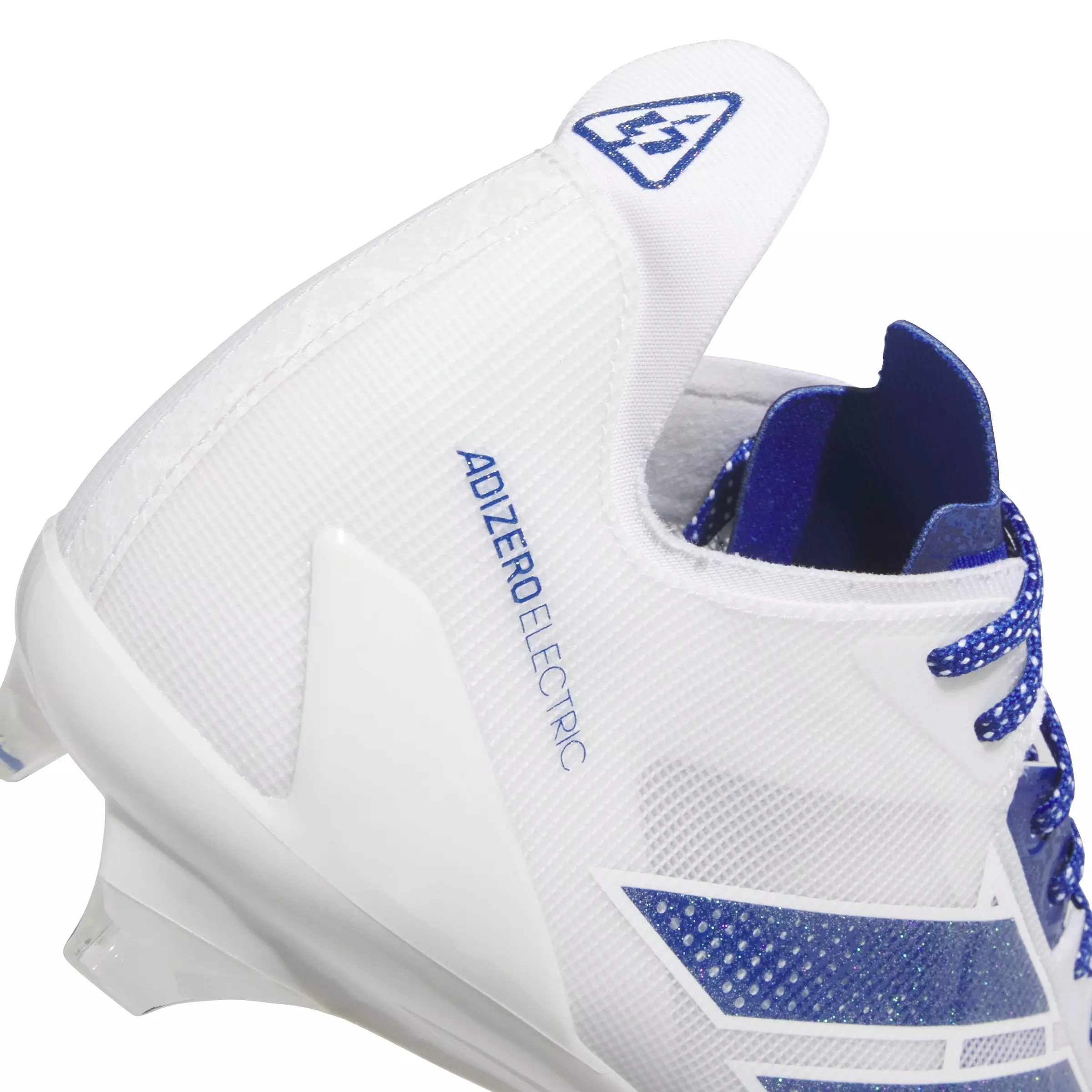 adidas adiZero Electric AG "Ftwr White/Team Royal Blue/Ftwr White" Men's Football Cleat - WHITE/ROYAL/WHITE