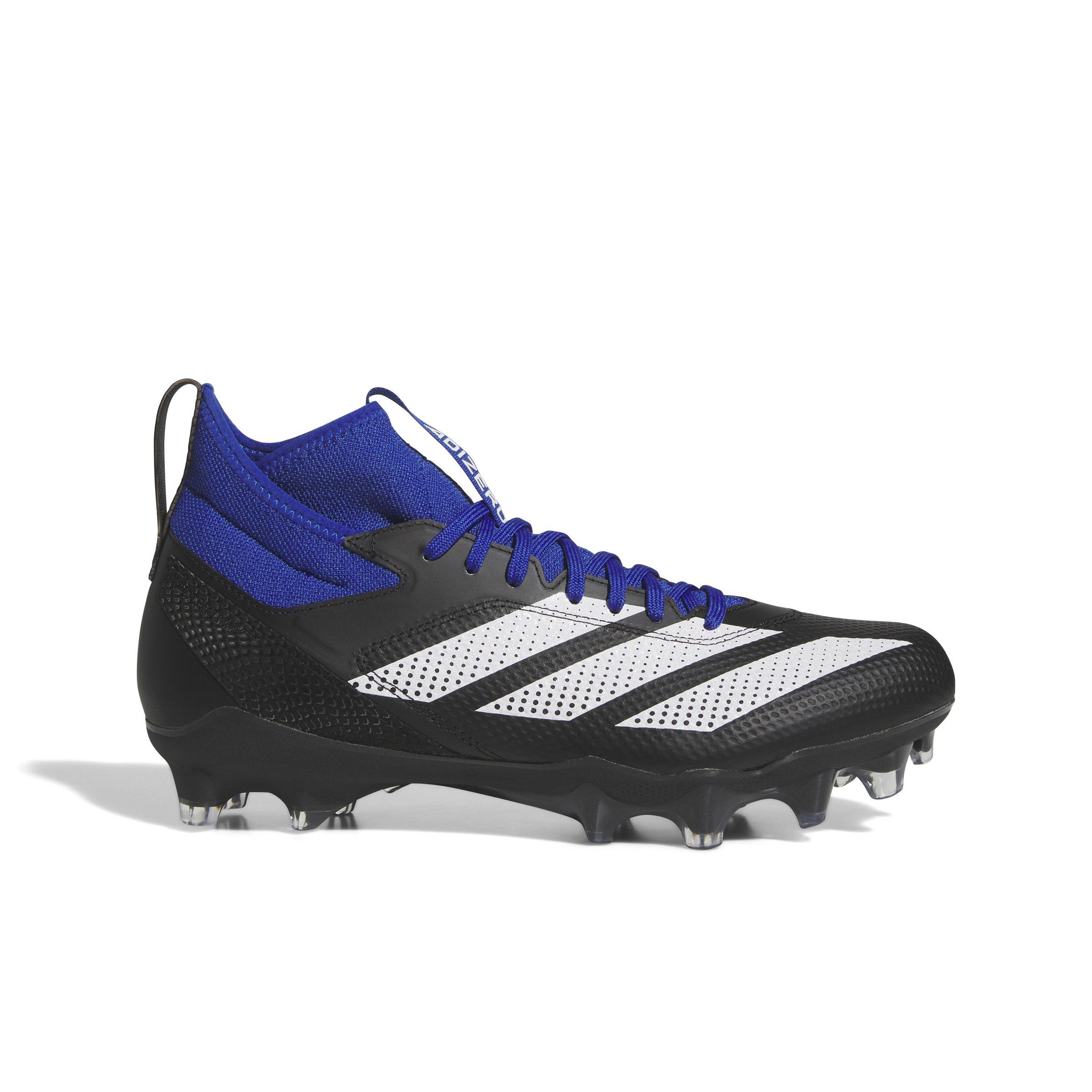 adidas Adizero Impact "Core Black/Ftwr White/Team Royal Blue" Unisex Football Cleat - BLACK/WHITE/ROYAL Thumbnail View 1