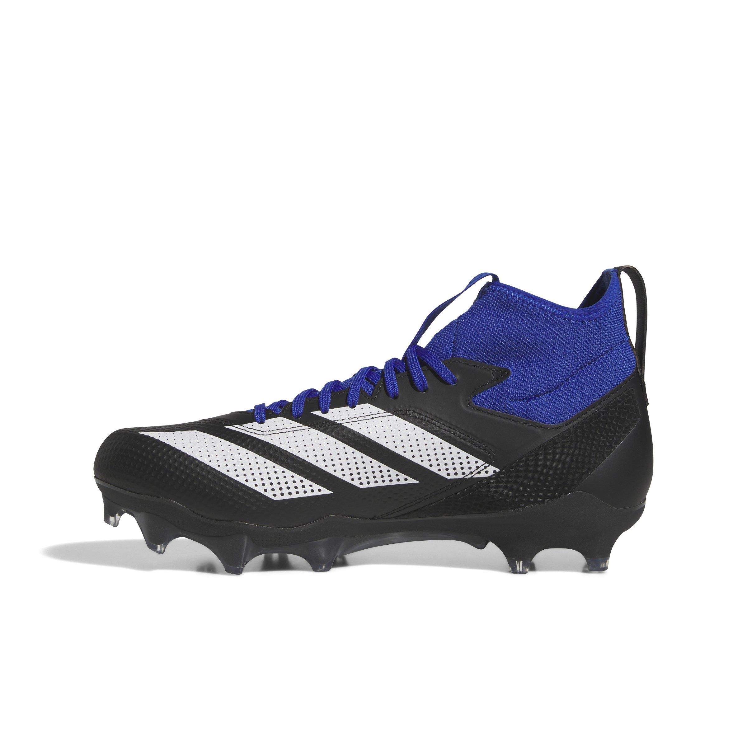adidas Adizero Impact "Core Black/Ftwr White/Team Royal Blue" Unisex Football Cleat - BLACK/WHITE/ROYAL Thumbnail View 2