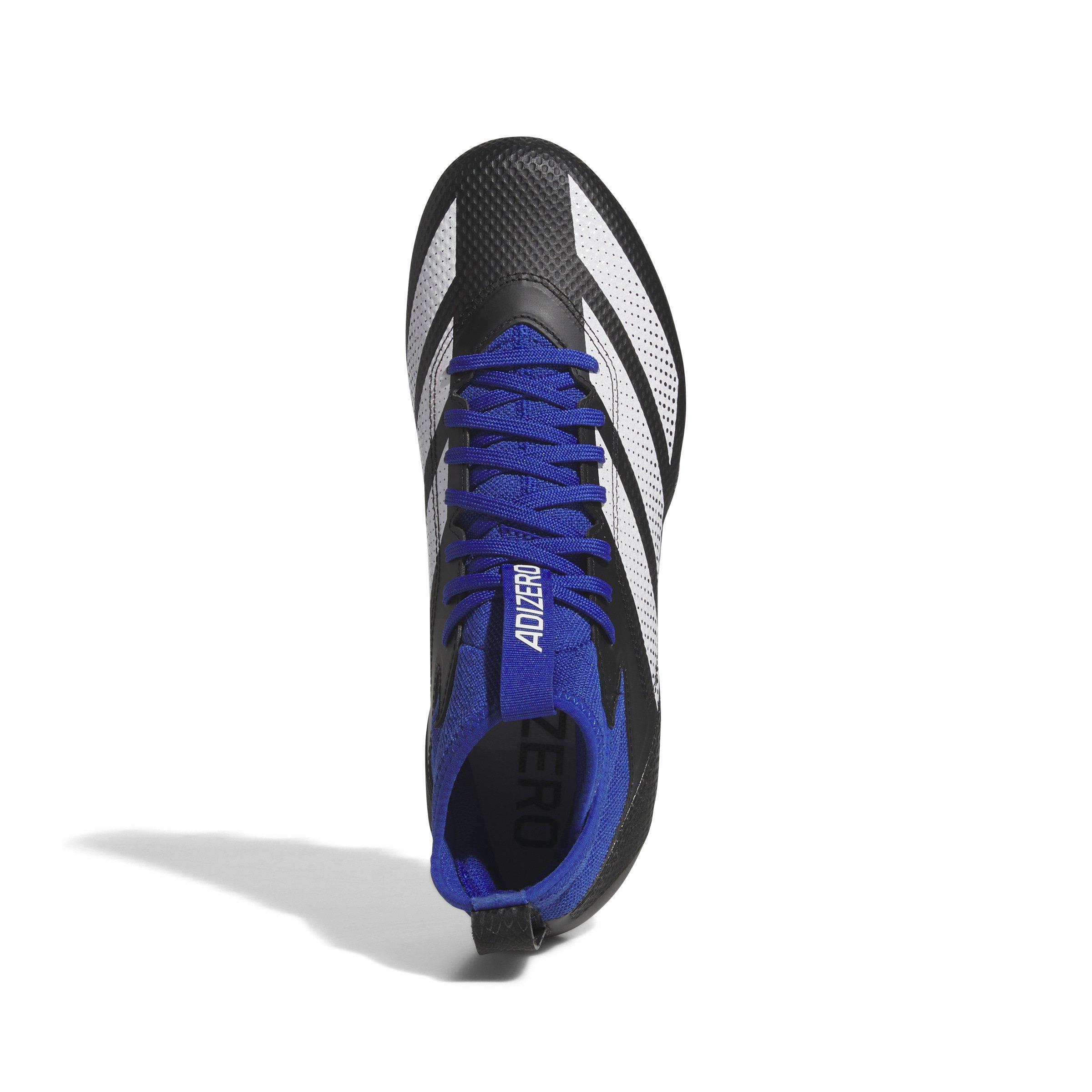 adidas Adizero Impact "Core Black/Ftwr White/Team Royal Blue" Unisex Football Cleat - BLACK/WHITE/ROYAL Thumbnail View 5