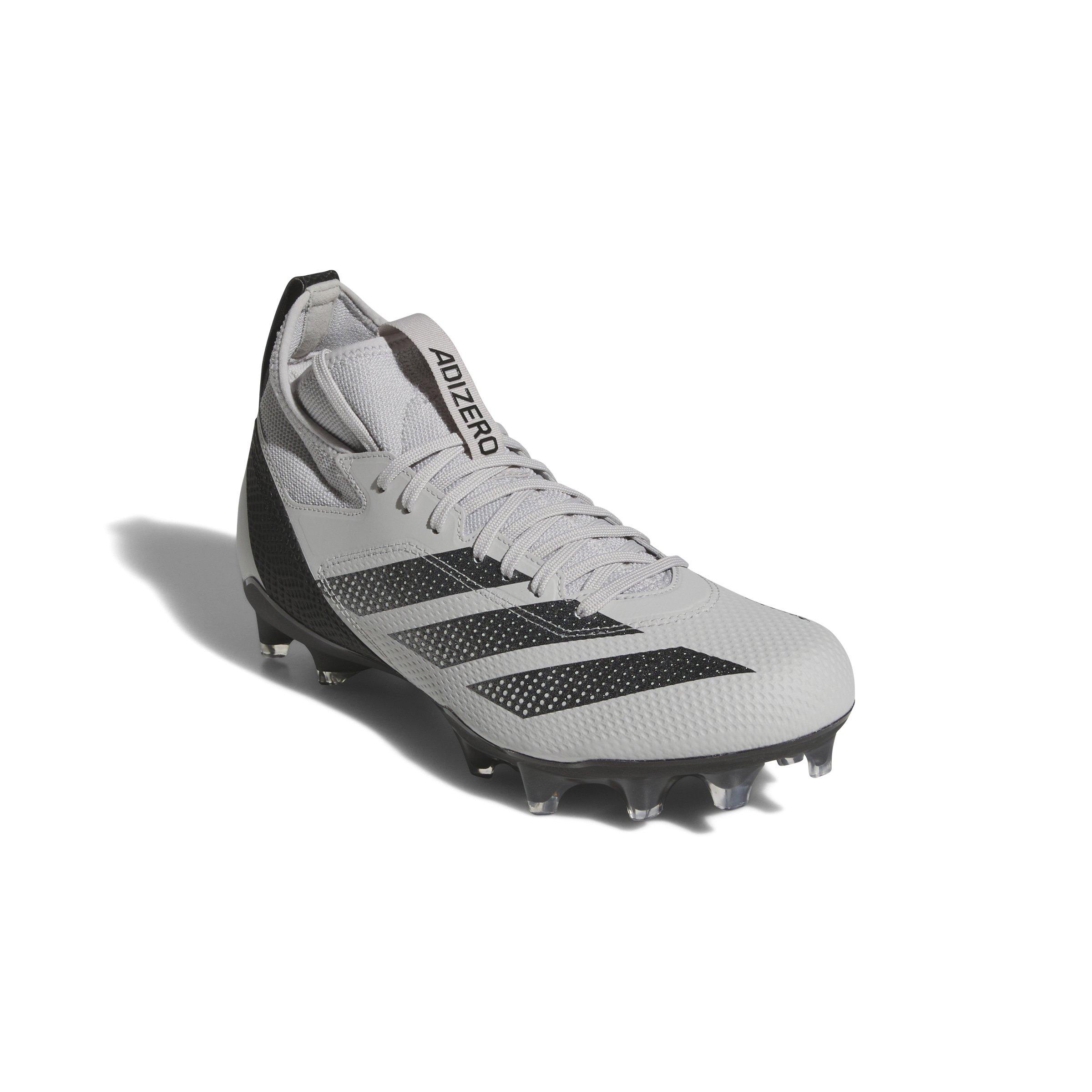 adidas Adizero Impact "Grey Two/Core Black/Grey Two" Unisex Football Cleat - GREY/BLACK/GREY Thumbnail View 3
