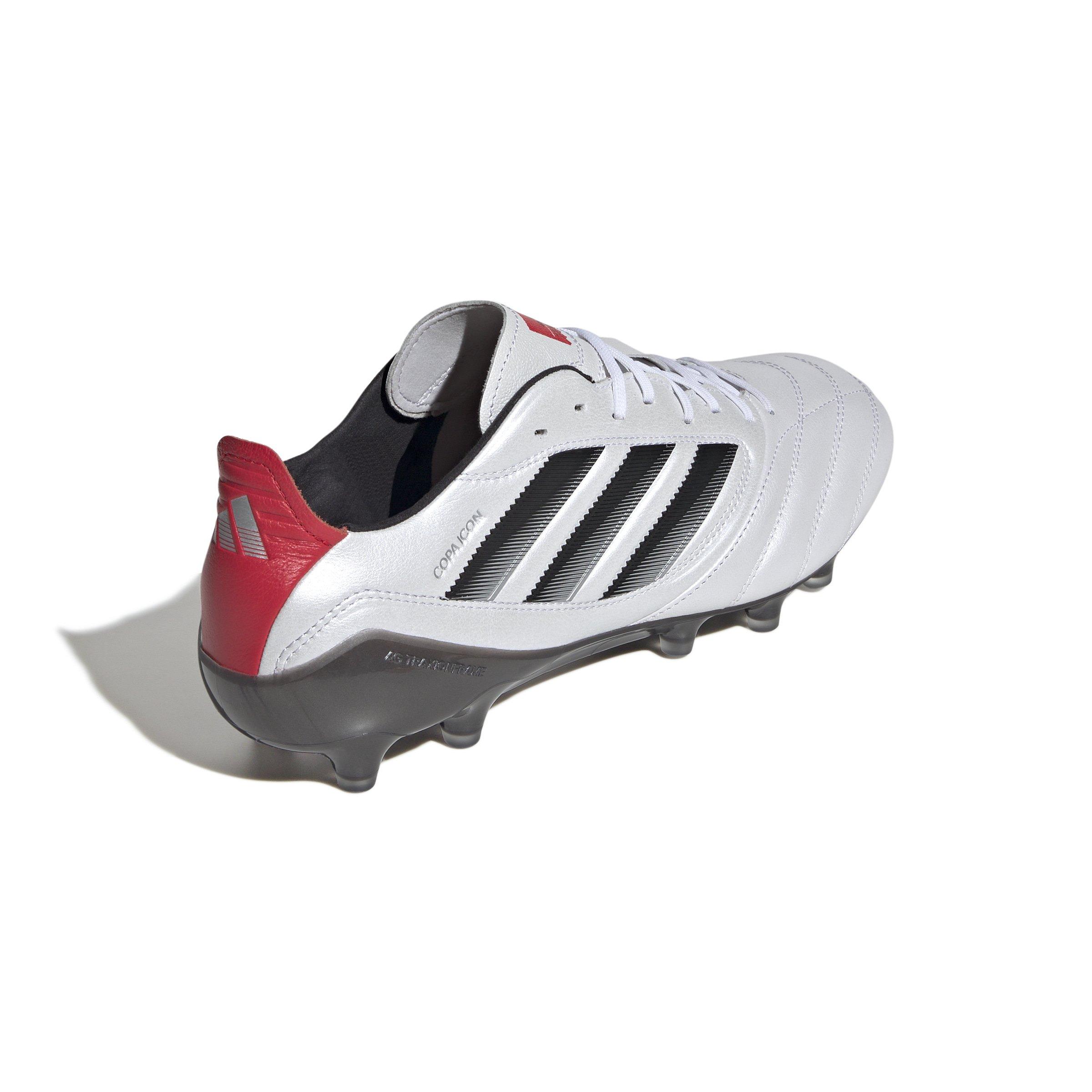 adidas Copa Icon 2 Firm Ground "Ftwr White/Core Black/Pure Ruby" Unisex Soccer Cleat - WHITE/BLACK/RUBY Thumbnail View 4