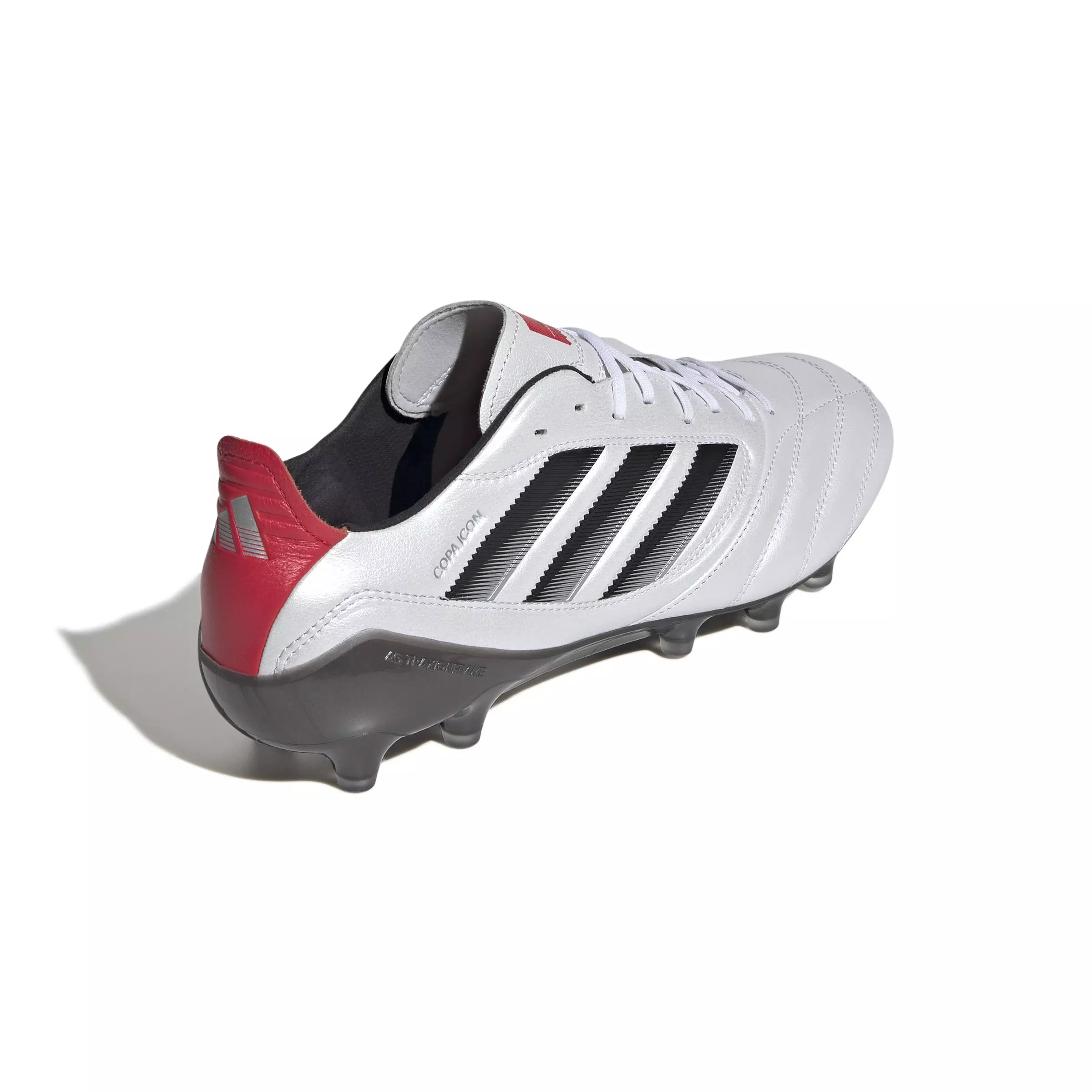 adidas Copa Icon 2 Firm Ground "Ftwr White/Core Black/Pure Ruby" Unisex Soccer Cleat - WHITE/BLACK/RUBY