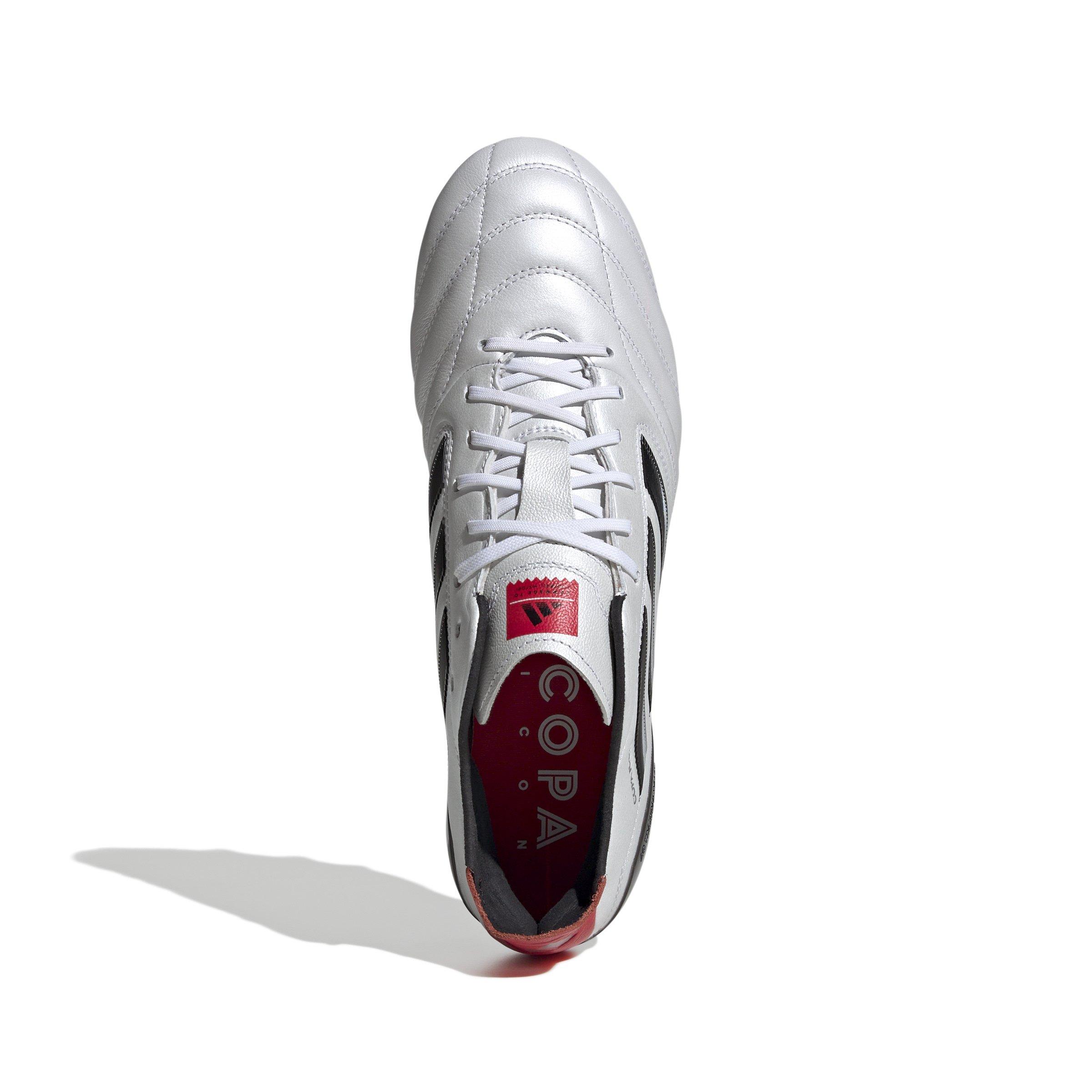 adidas Copa Icon 2 Firm Ground "Ftwr White/Core Black/Pure Ruby" Unisex Soccer Cleat - WHITE/BLACK/RUBY Thumbnail View 5