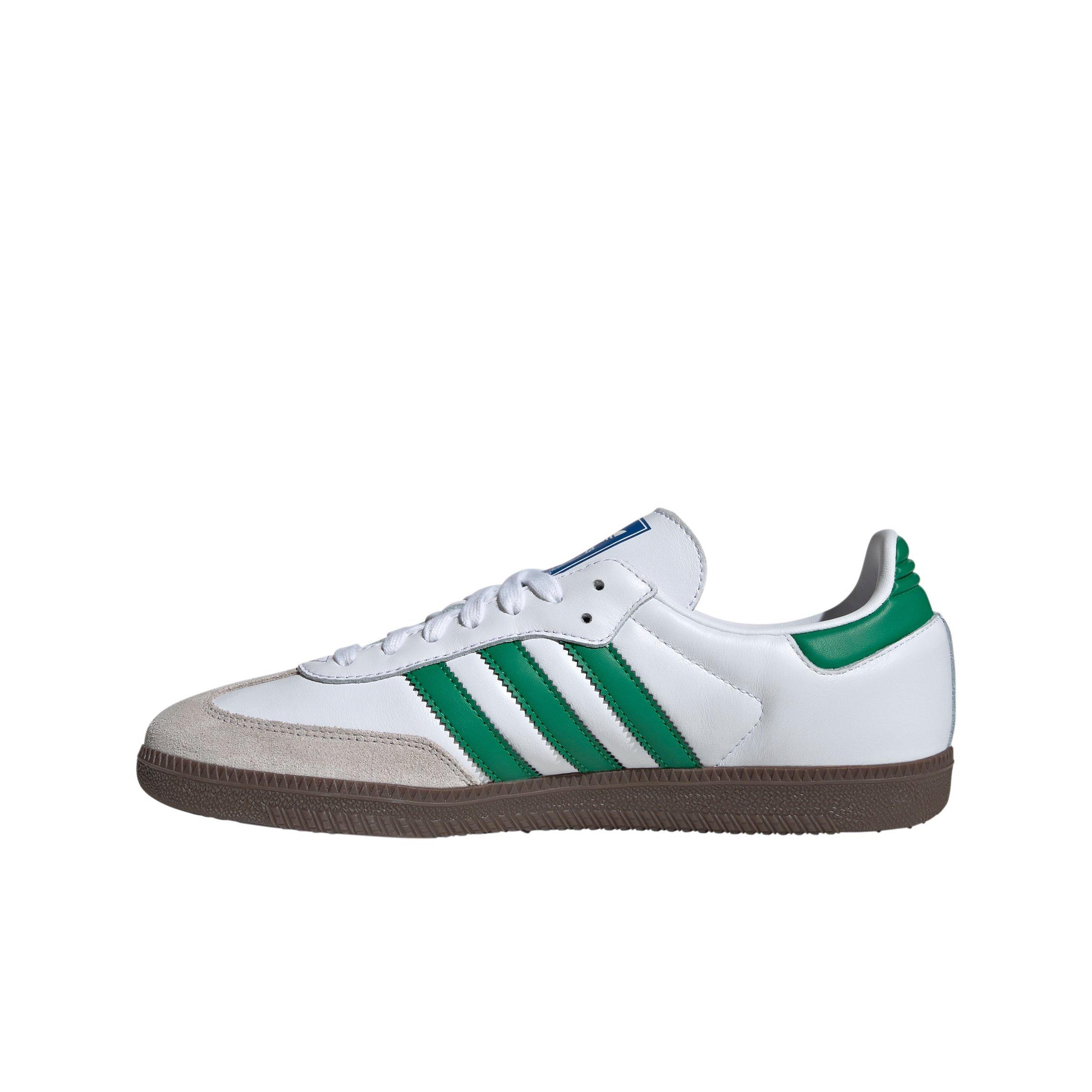 adidas Originals Samba OG "Ftwr White/Green" Men's Shoe - WHITE/GREEN Thumbnail View 2