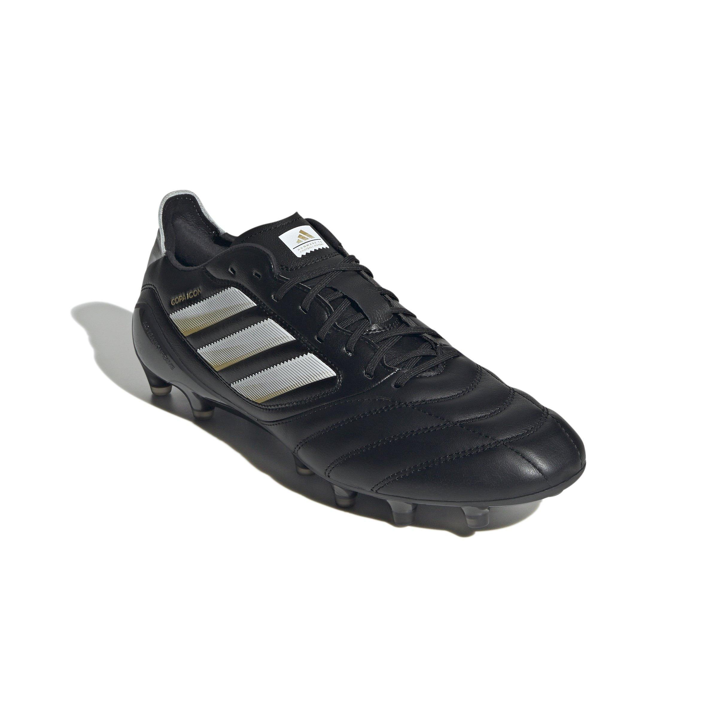 adidas Copa Icon 2 Firm Ground "Core Black/Ftwr White/Gold Metallic" Unisex Soccer Cleat - BLACK/WHITE/GOLD Thumbnail View 3