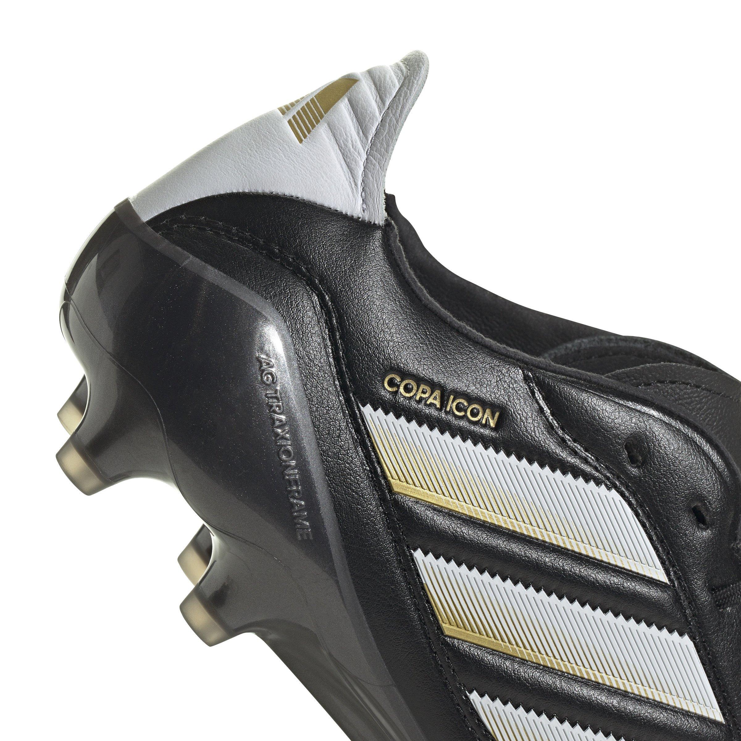 adidas Copa Icon 2 Firm Ground "Core Black/Ftwr White/Gold Metallic" Unisex Soccer Cleat - BLACK/WHITE/GOLD Thumbnail View 7