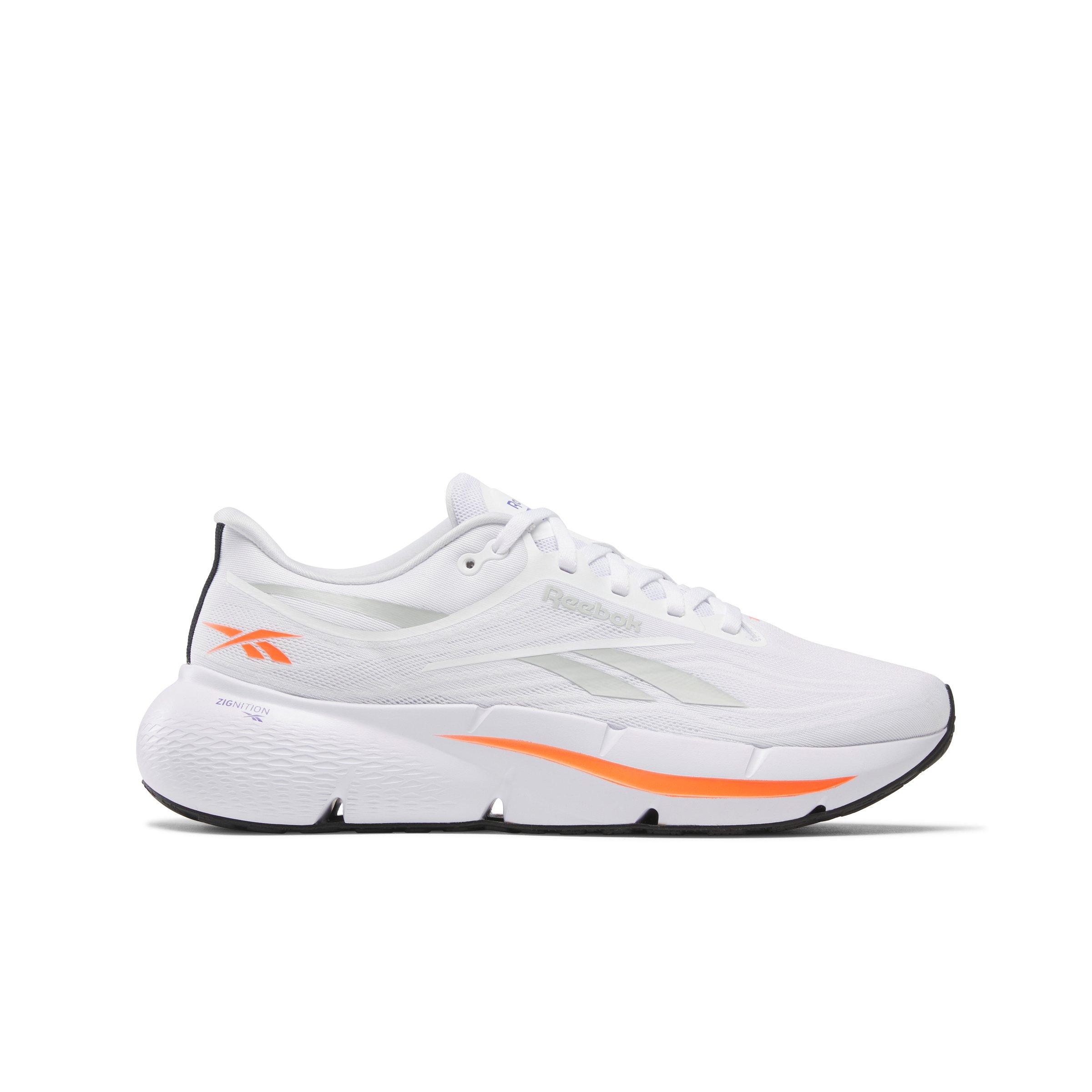 Reebok Zignition "White/Silver/Orange" Men's Running Shoe - WHITE/SILVER/ORANGE Thumbnail View 1