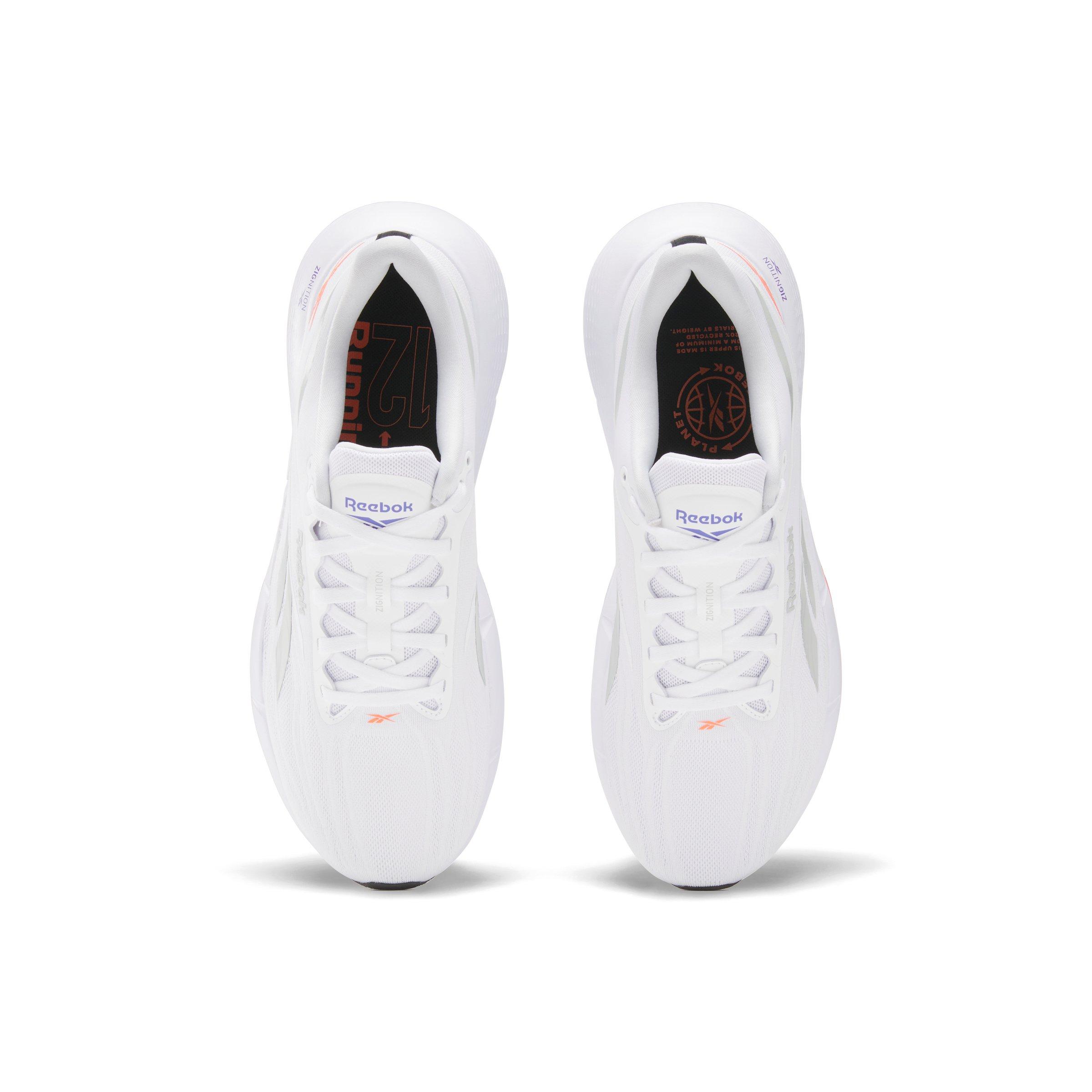 Reebok Zignition "White/Silver/Orange" Men's Running Shoe - WHITE/SILVER/ORANGE Thumbnail View 4