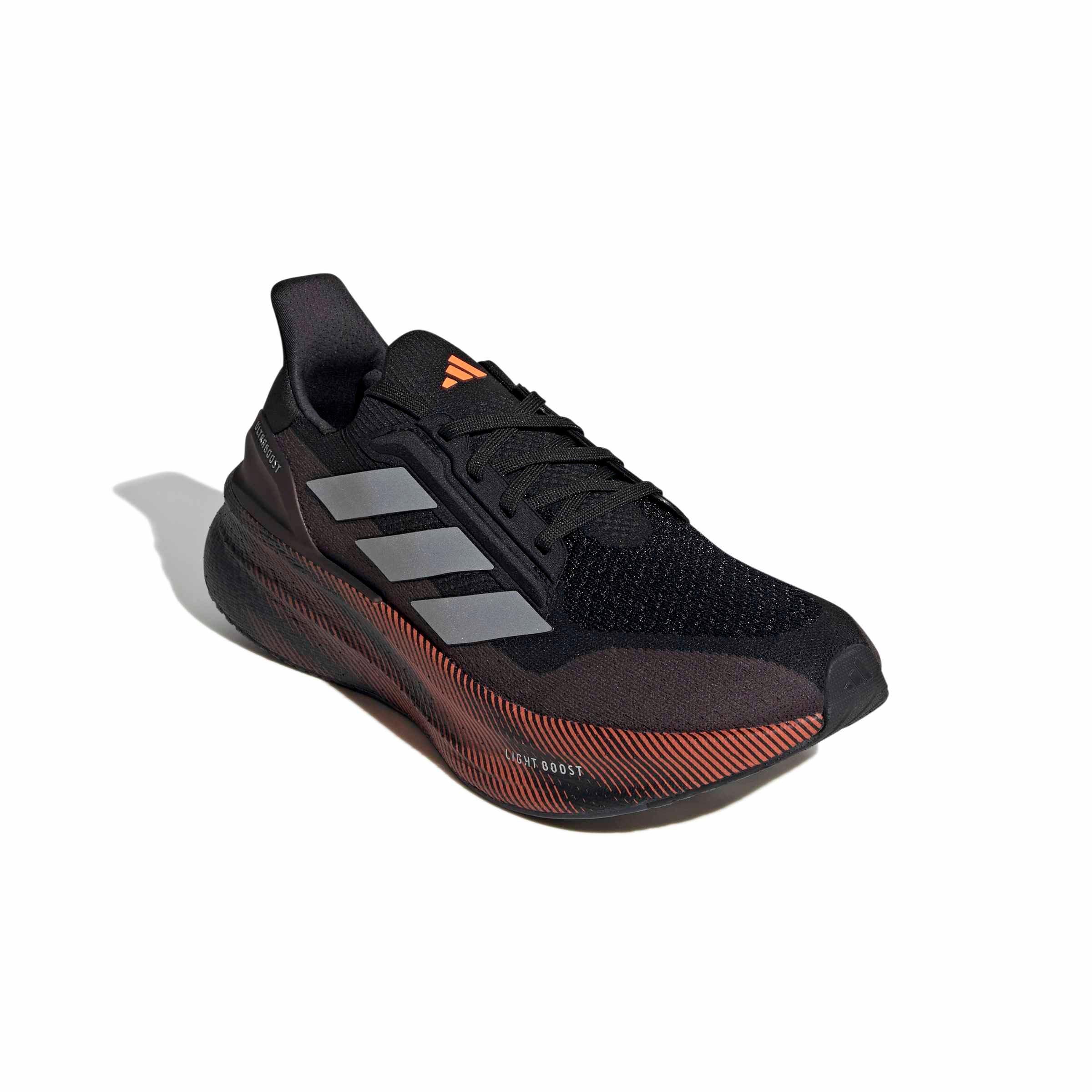 adidas Ultraboost 5x "Core Black/Silver Metallic/Lucid Orange" Men's Running Shoe - BLACK/SILVER/ORANGE Thumbnail View 3