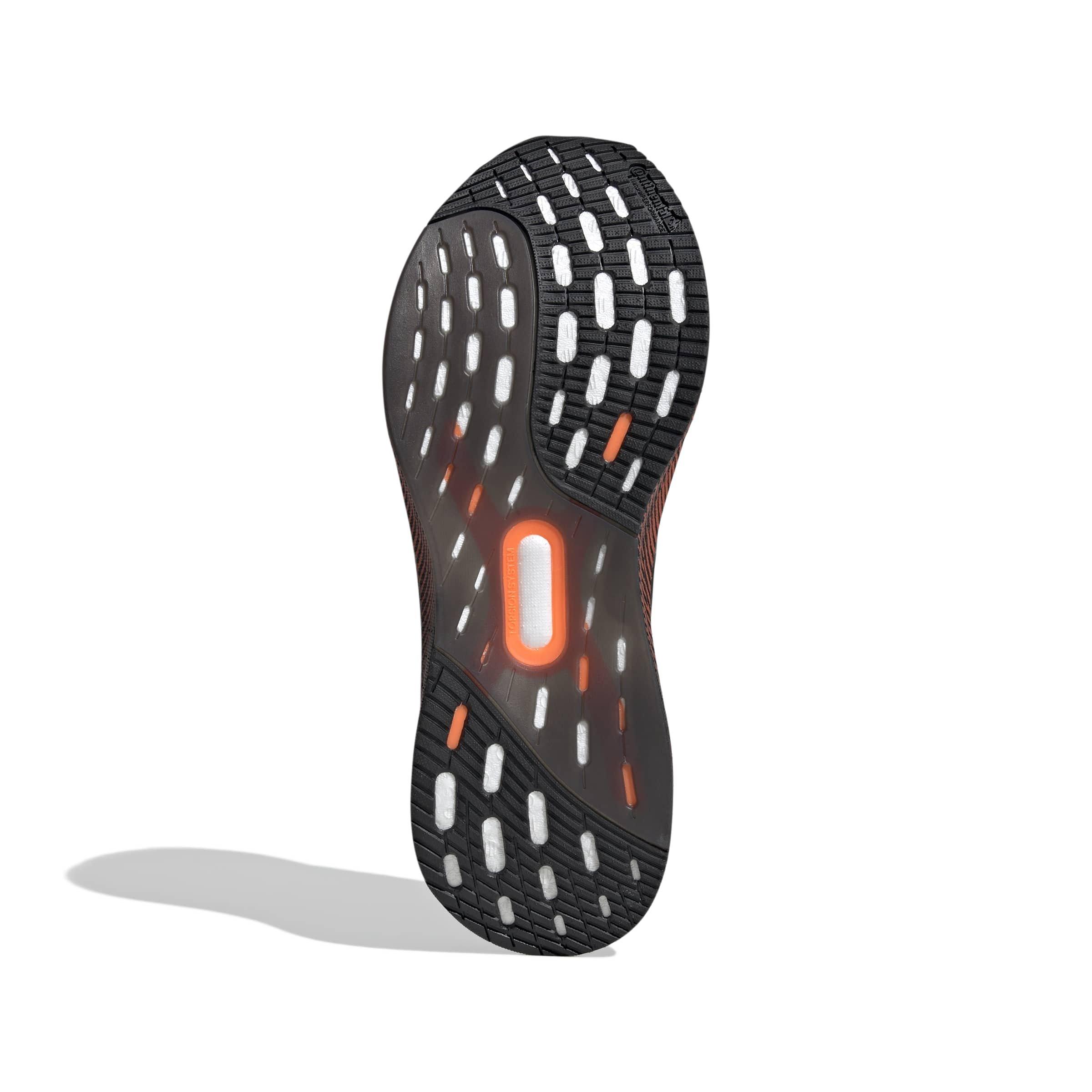 adidas Ultraboost 5x "Core Black/Silver Metallic/Lucid Orange" Men's Running Shoe - BLACK/SILVER/ORANGE Thumbnail View 6