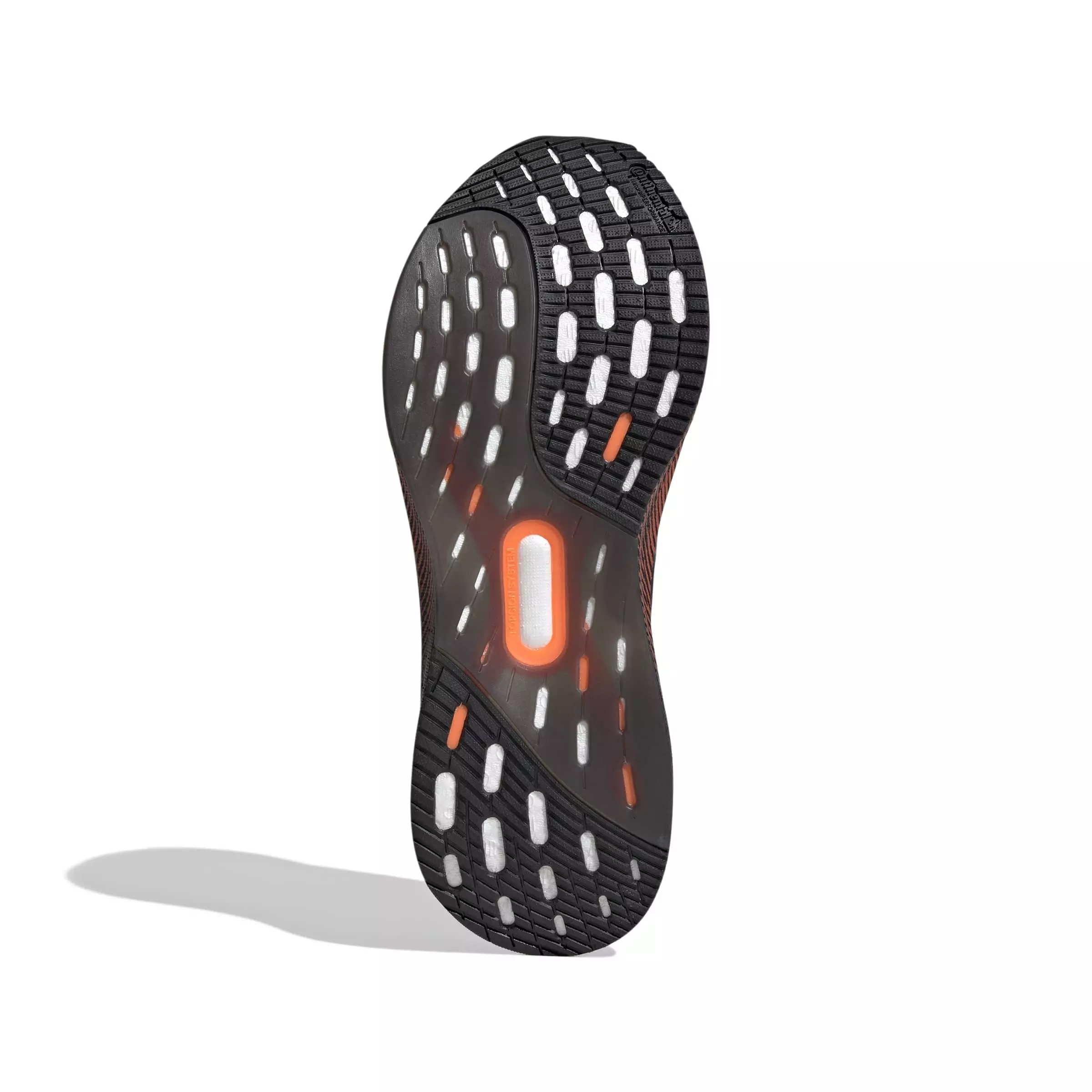 adidas Ultraboost 5x "Core Black/Silver Metallic/Lucid Orange" Men's Running Shoe - BLACK/SILVER/ORANGE