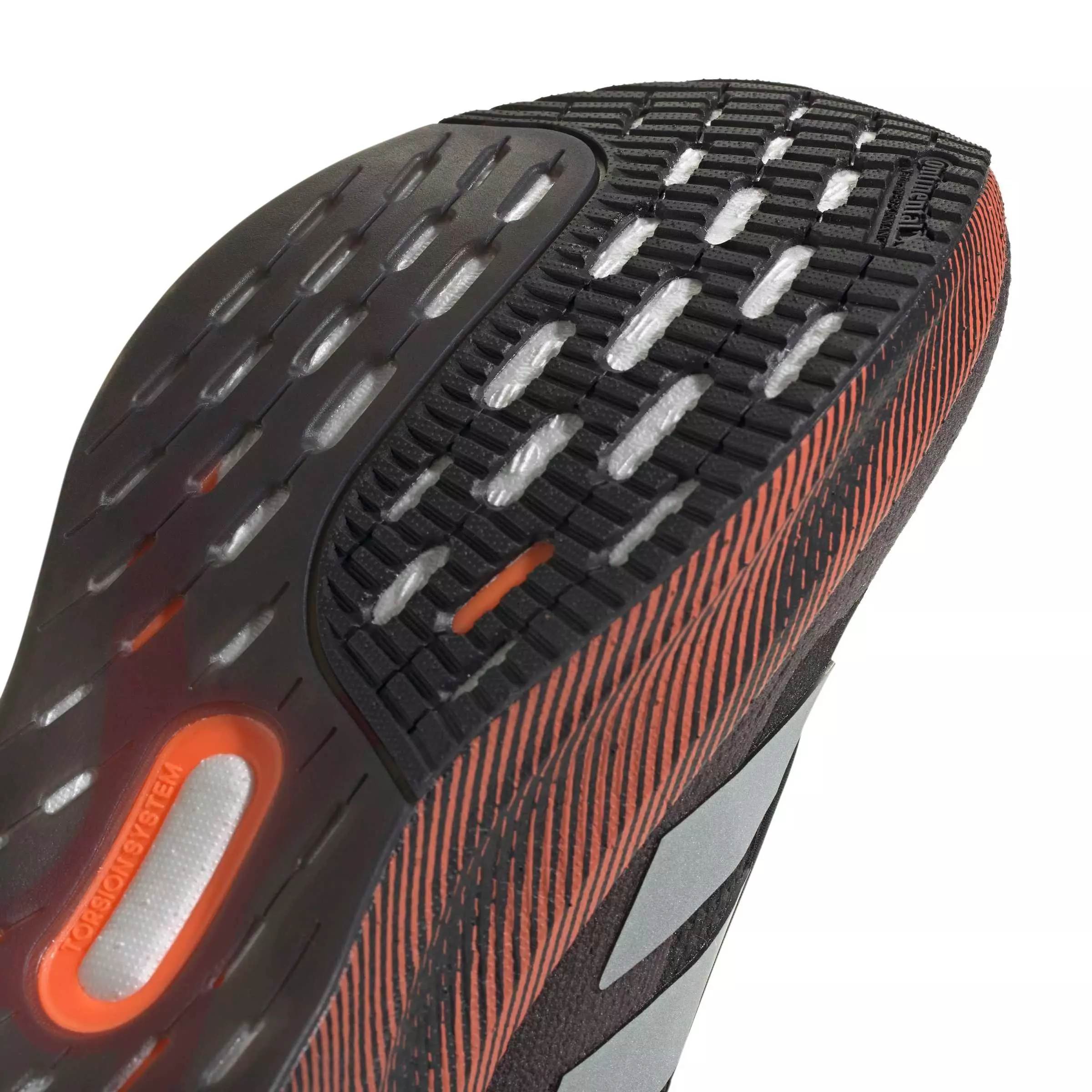 adidas Ultraboost 5x "Core Black/Silver Metallic/Lucid Orange" Men's Running Shoe - BLACK/SILVER/ORANGE