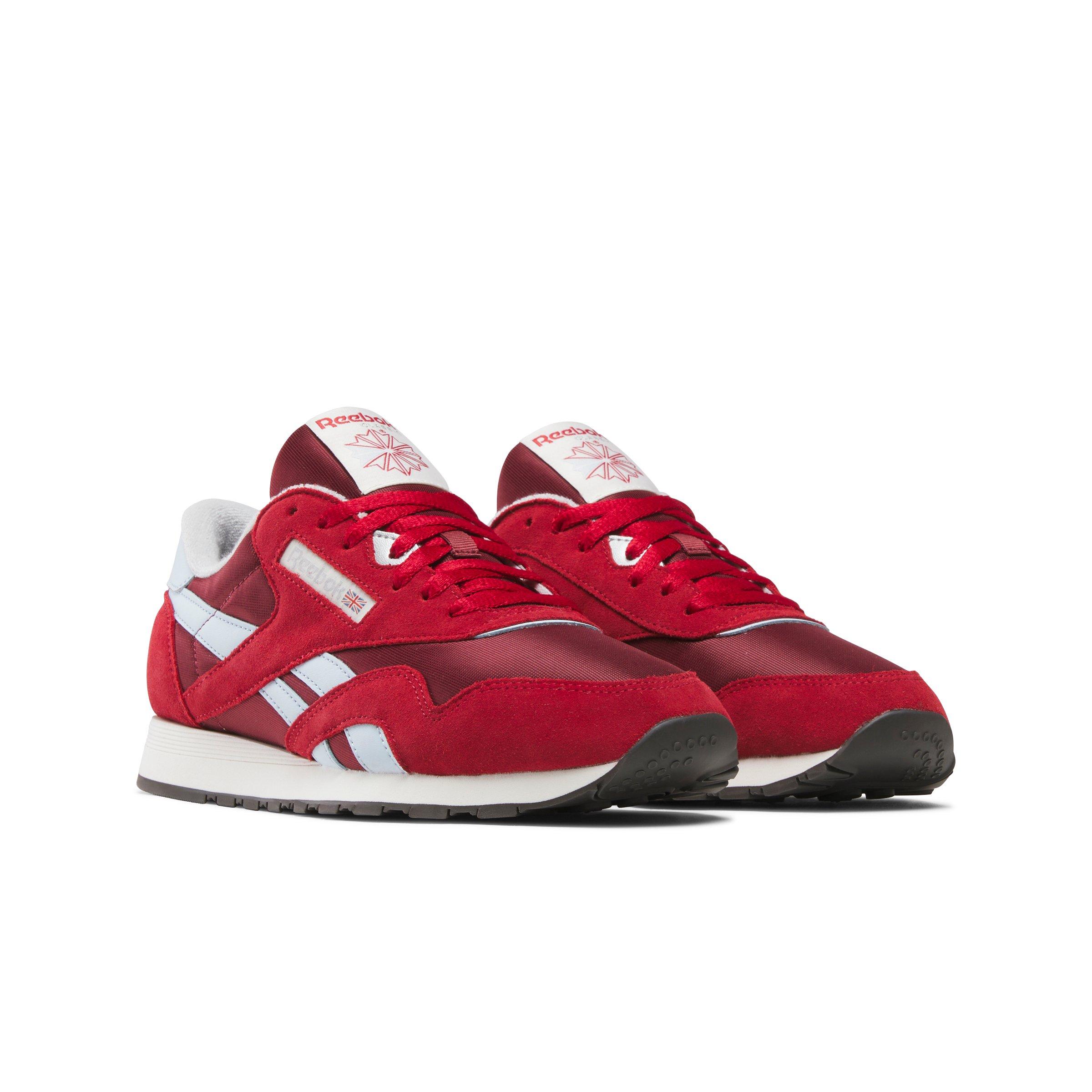 Reebok Classic Nylon "Maroon/Red/White" Men's Shoe - MAROON/RED/WHITE Thumbnail View 2
