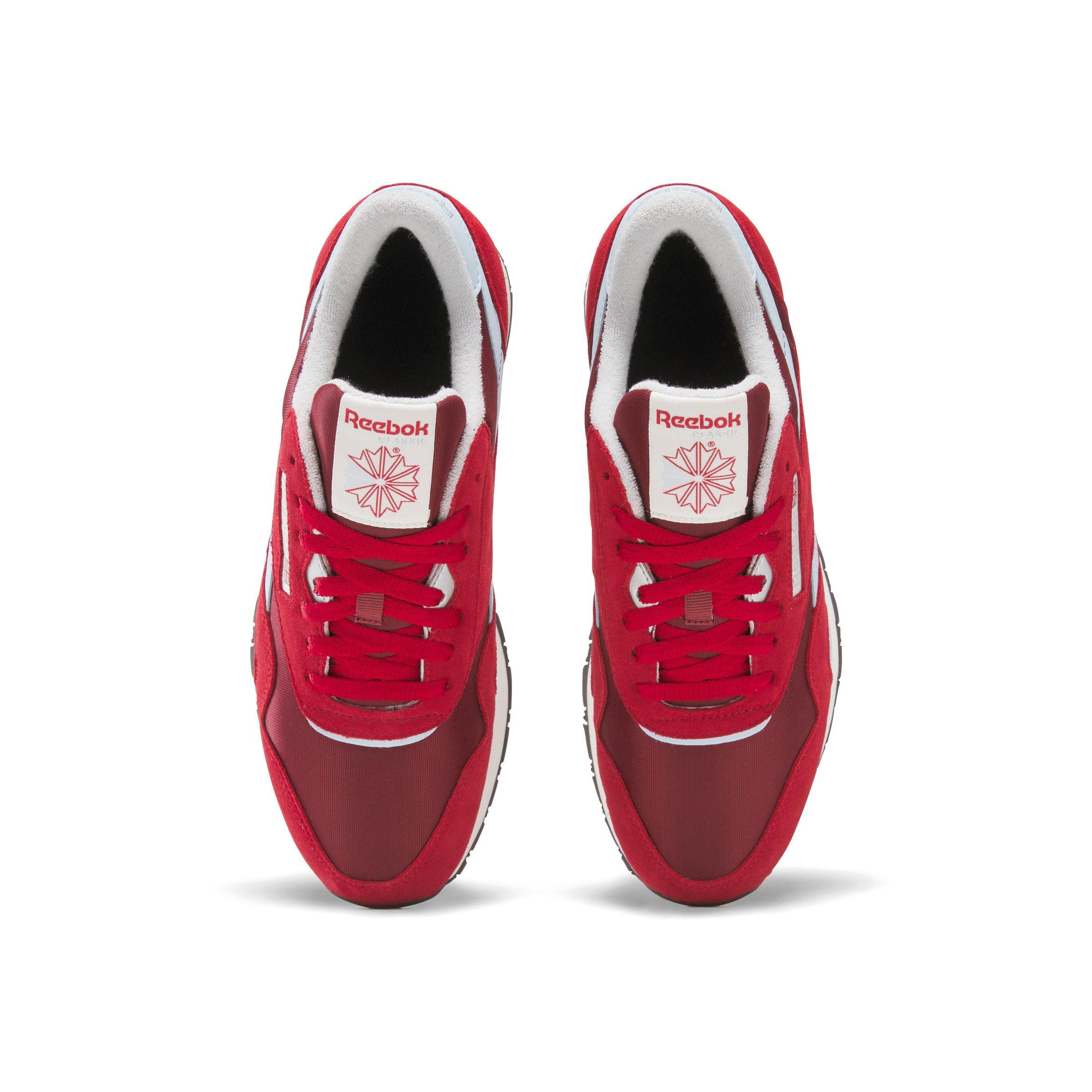 Reebok Classic Nylon "Maroon/Red/White" Men's Shoe - MAROON/RED/WHITE Thumbnail View 4