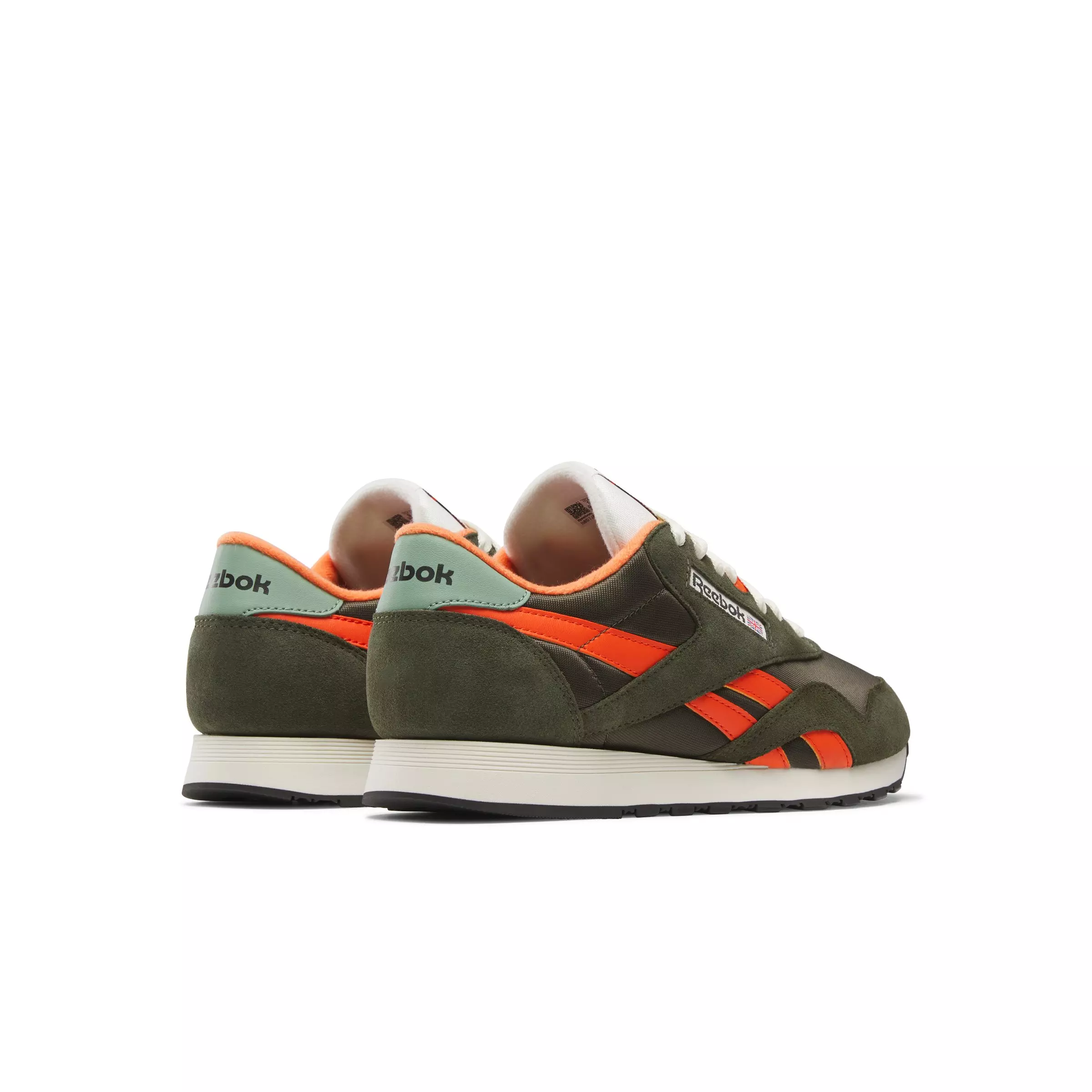 Reebok Classic Nylon "Olive/Orange" Men's Shoe - OLIVE/ORANGE
