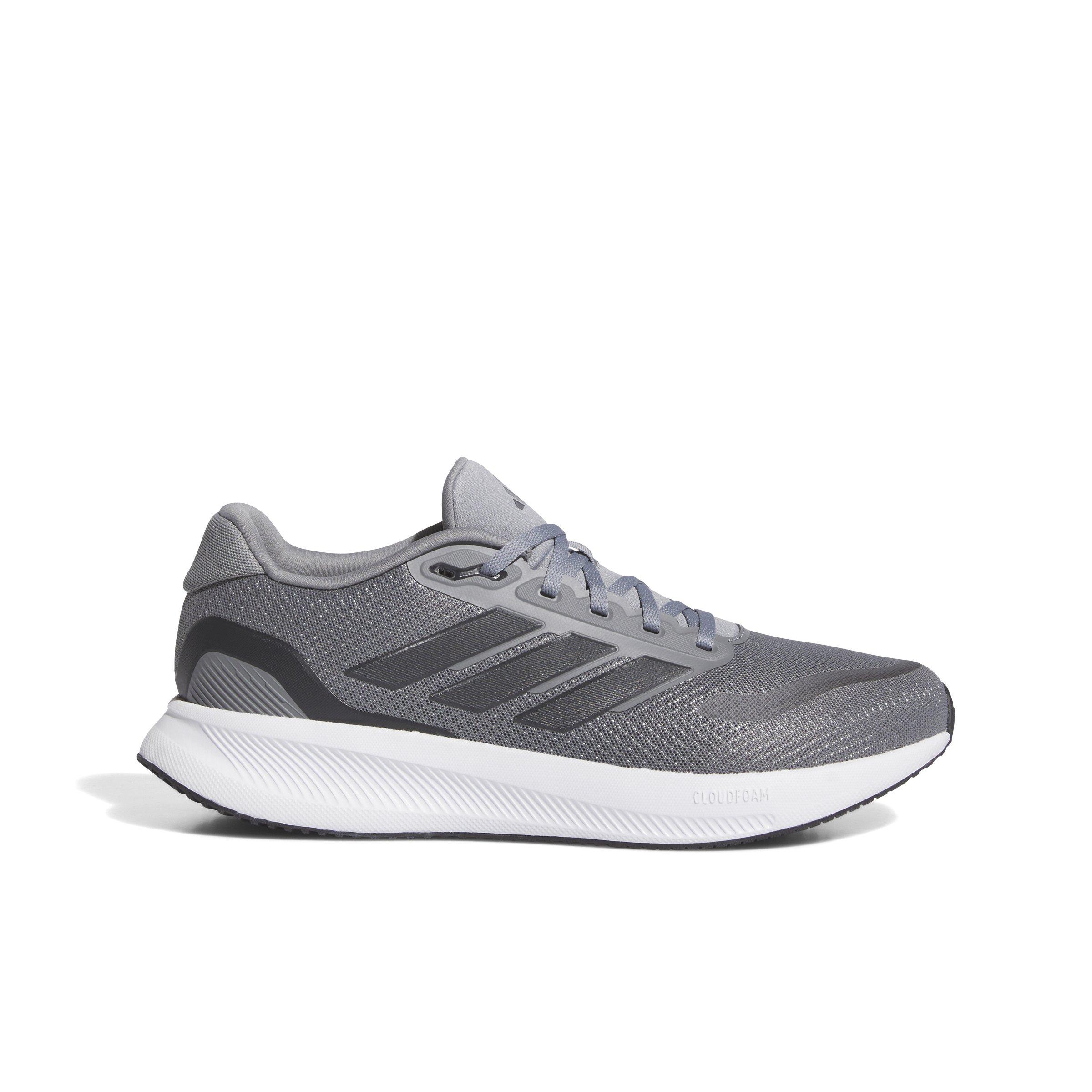 adidas Runfalcon 5 "Grey Three/Carbon/Ftwr White" Men's Wide Running Shoe - GREY/CARBON/WHITE Thumbnail View 1