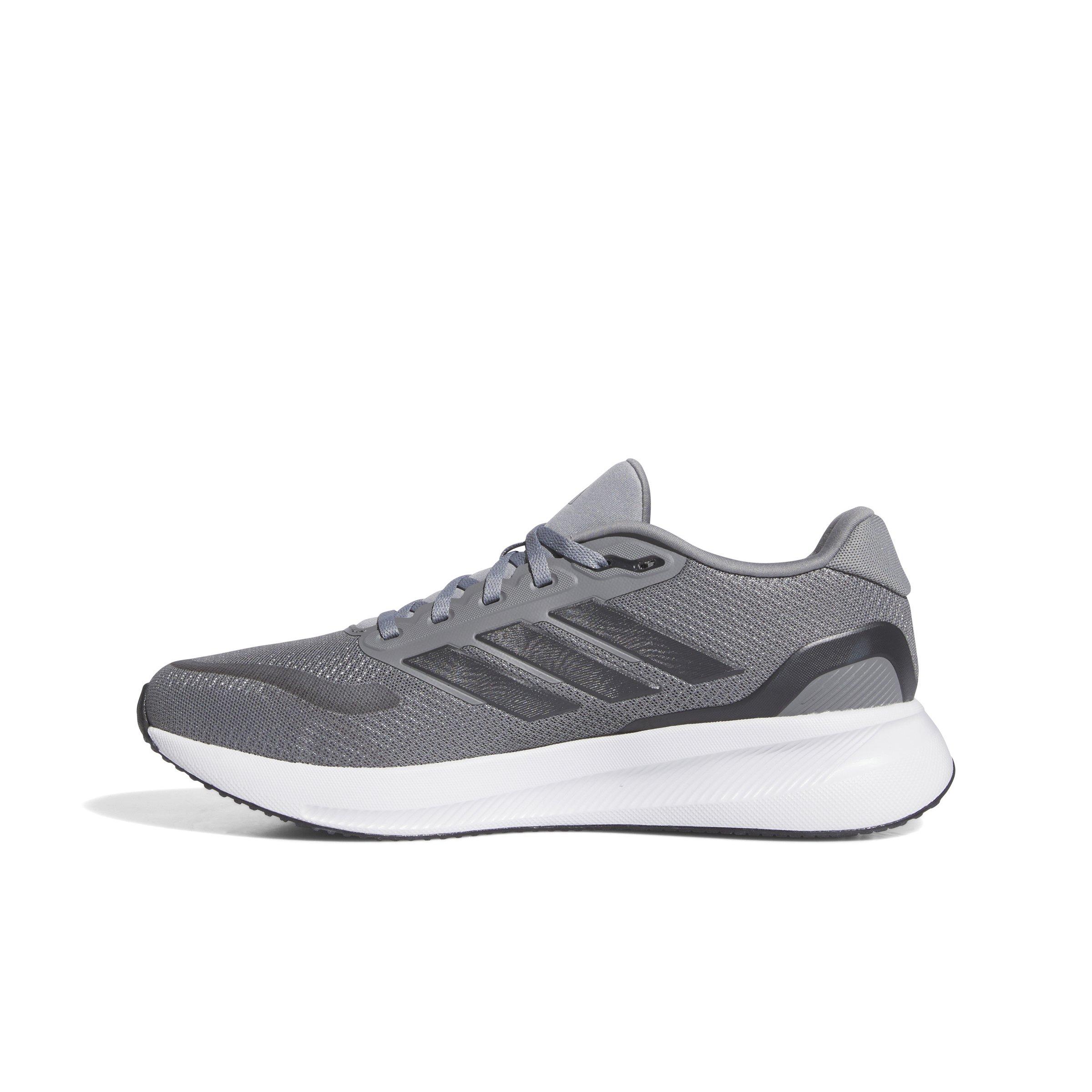 adidas Runfalcon 5 "Grey Three/Carbon/Ftwr White" Men's Wide Running Shoe - GREY/CARBON/WHITE Thumbnail View 2