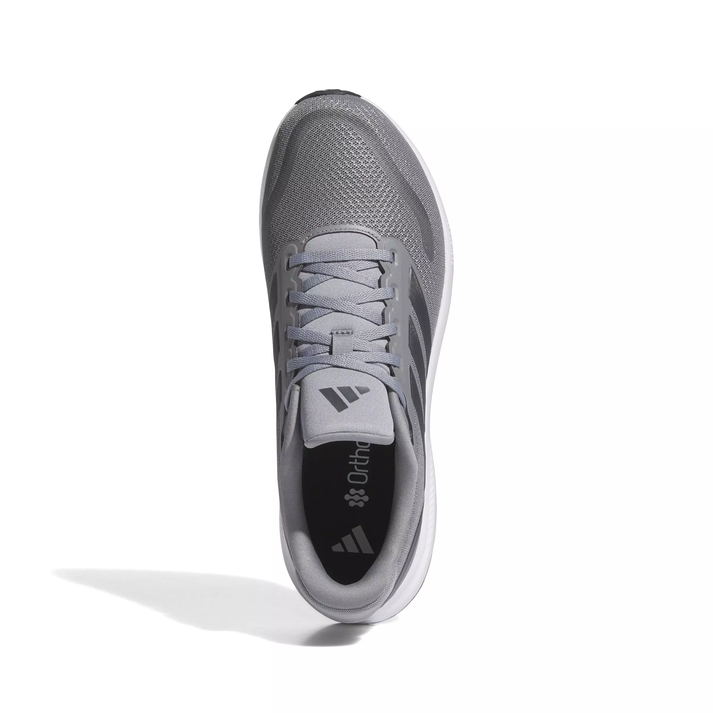 adidas Runfalcon 5 "Grey Three/Carbon/Ftwr White" Men's Wide Running Shoe - GREY/CARBON/WHITE