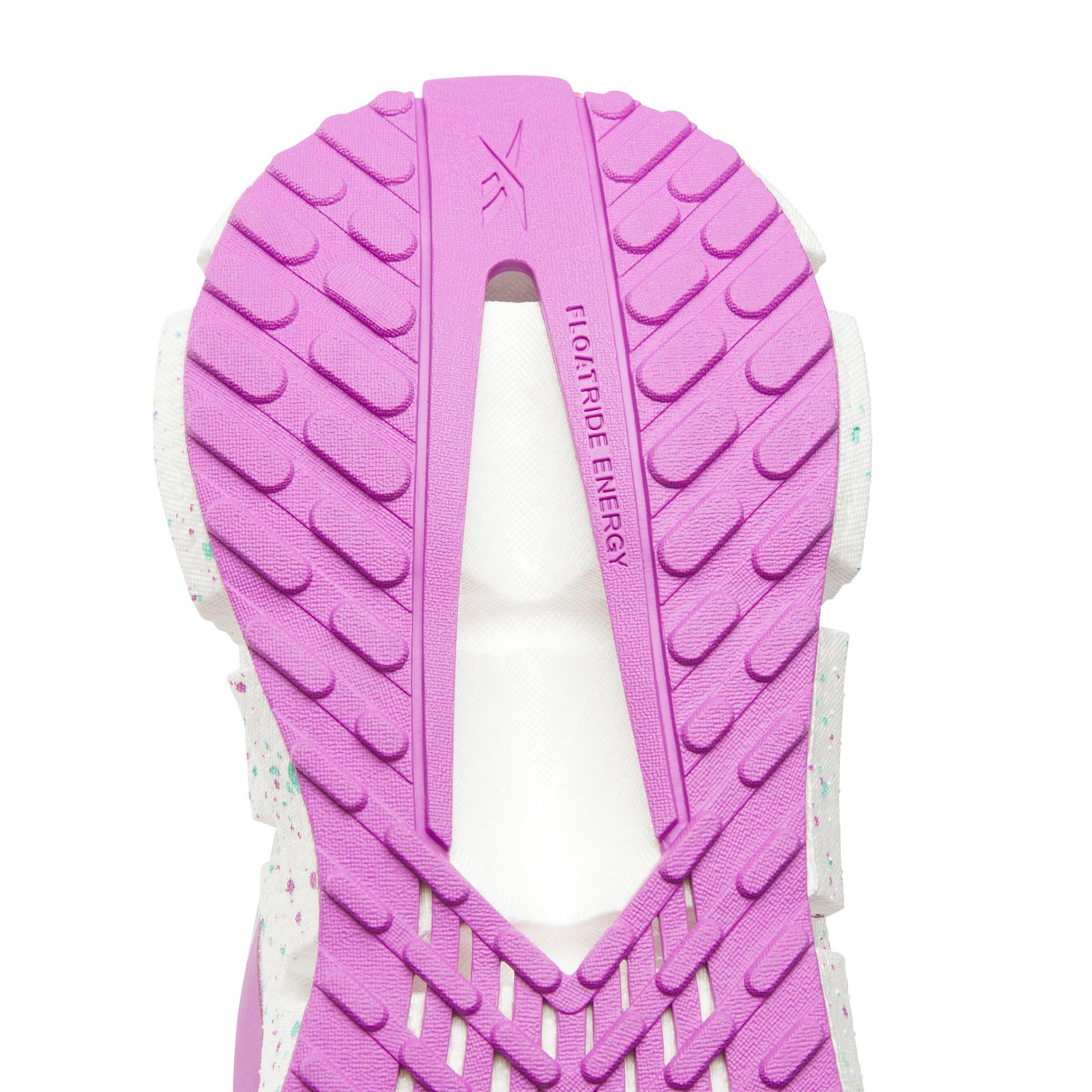 Reebok FloatZig 1 "Ftwr White/Ai Aqua/Purple Rave" Men's Running Shoe - WHITE/AQUA/PURPLE Thumbnail View 7