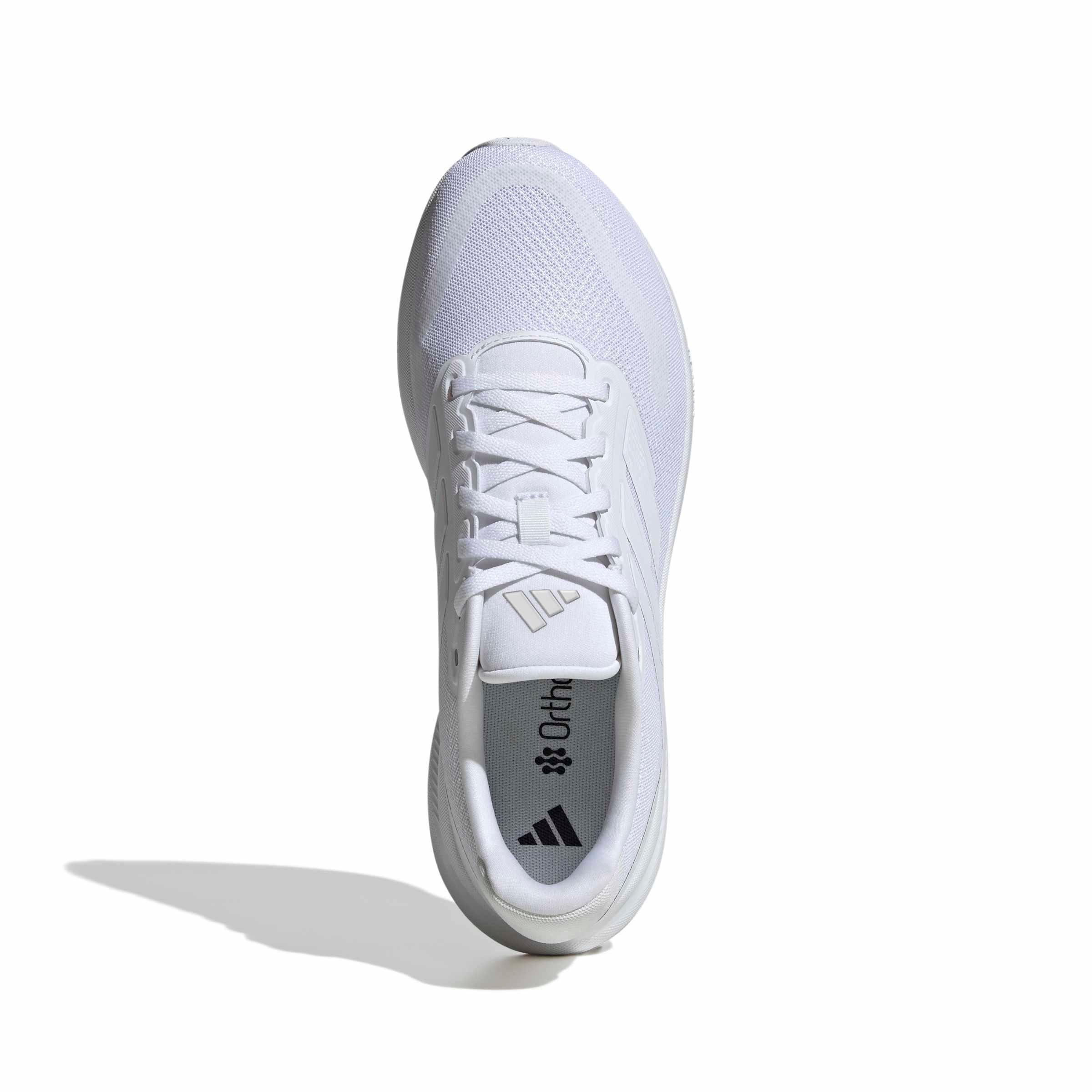 adidas Runfalcon 5 "Ftwr White/Ftwr White/Ftwr White" Men's Running Shoe - WHITE/WHITE/WHITE Thumbnail View 5