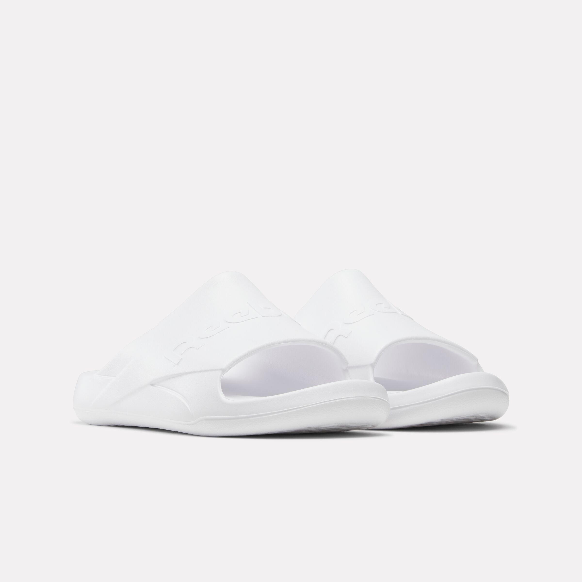 Reebok Clean "White" Unisex Slide - WHITE Thumbnail View 2