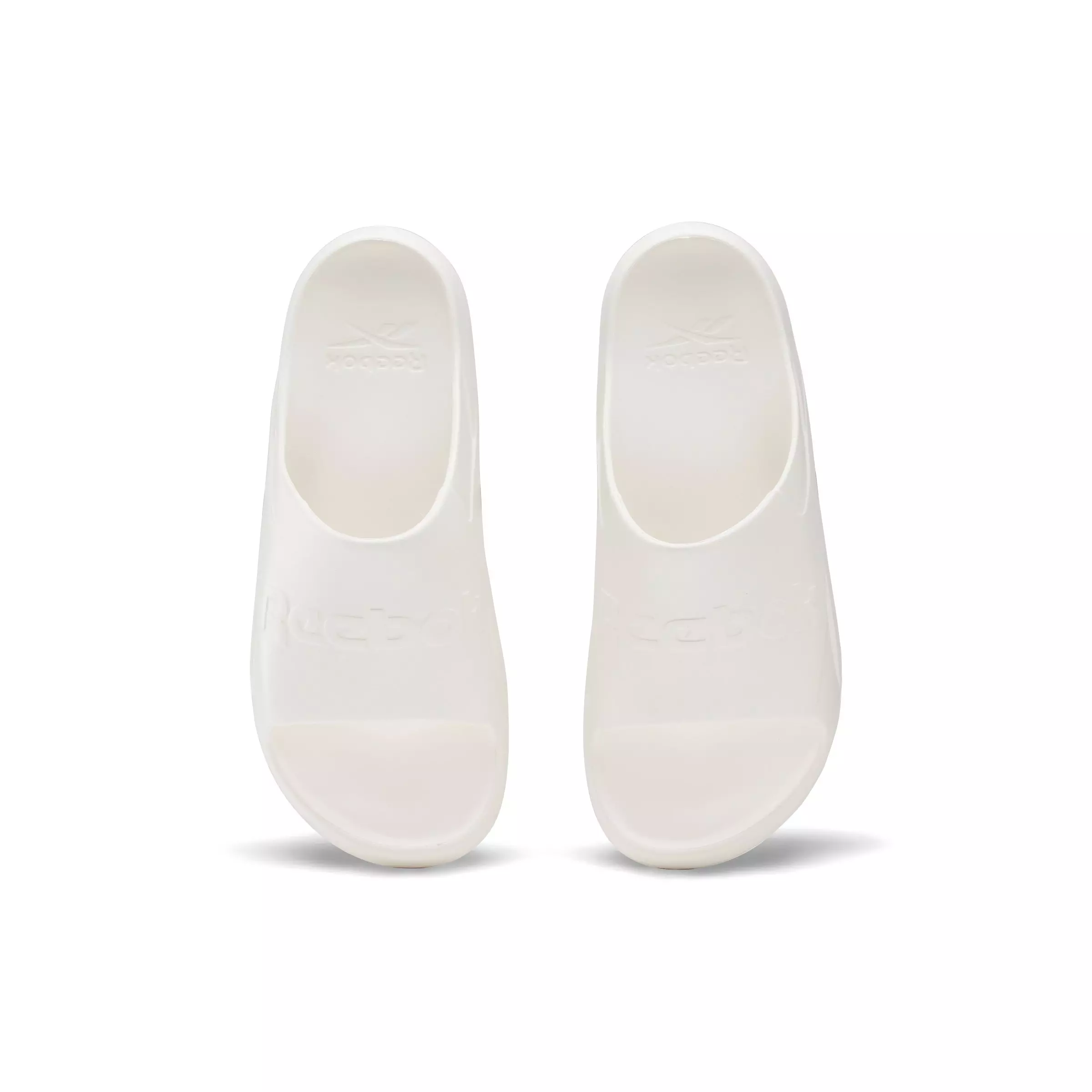 Reebok Clean "White/White" Unisex Slide - WHITE/WHITE