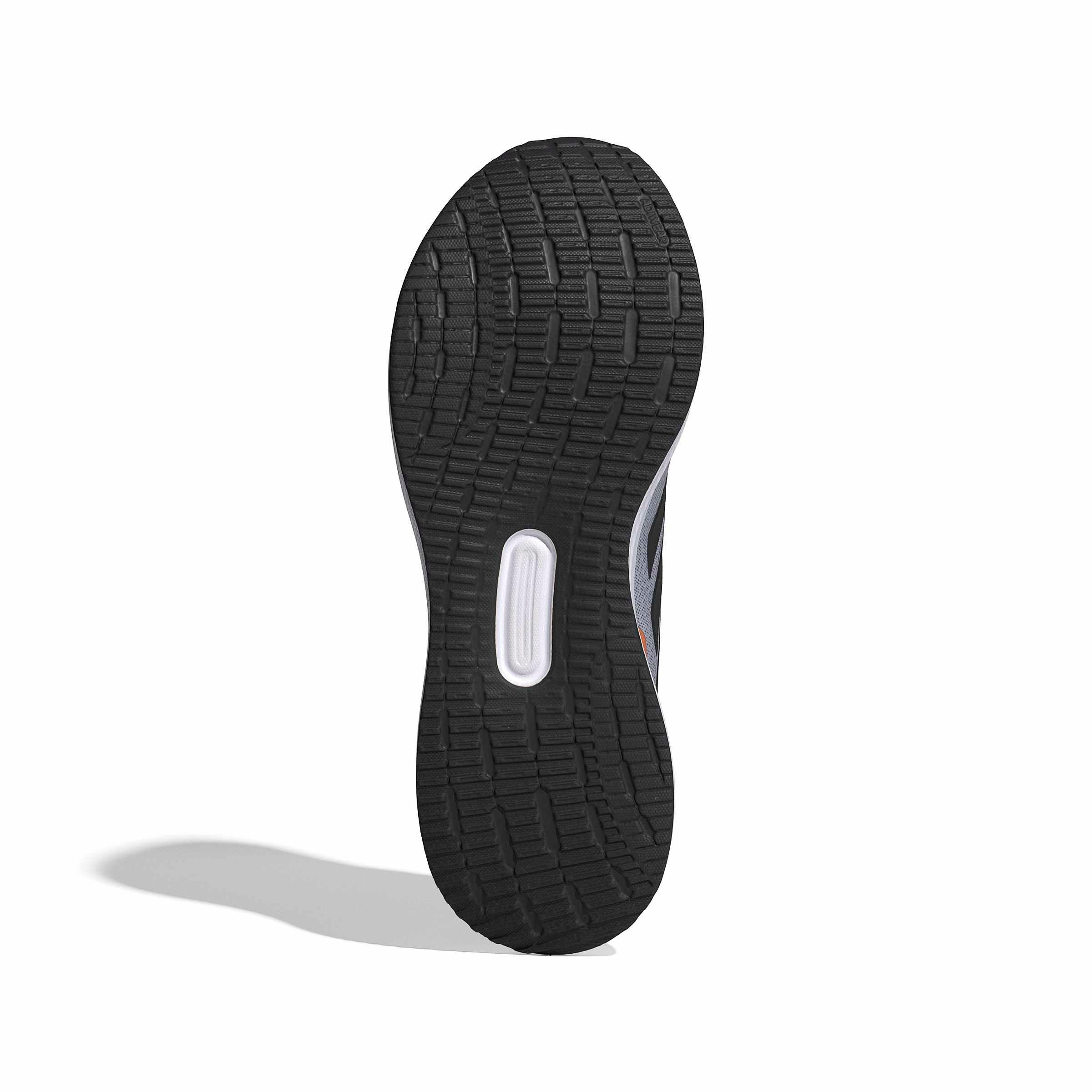 adidas Runfalcon 5 "Halo Silver/Core Black/Dusky Orange" Men's Running Shoe - SILVER/BLACK/ORANGE Thumbnail View 6