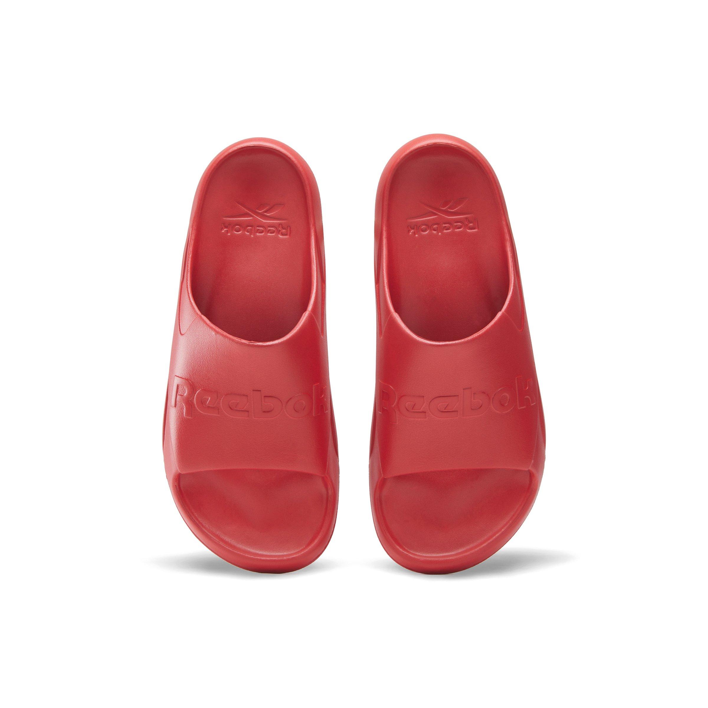 Reebok Clean "Red/Red" Unisex Slide - RED/RED Thumbnail View 4