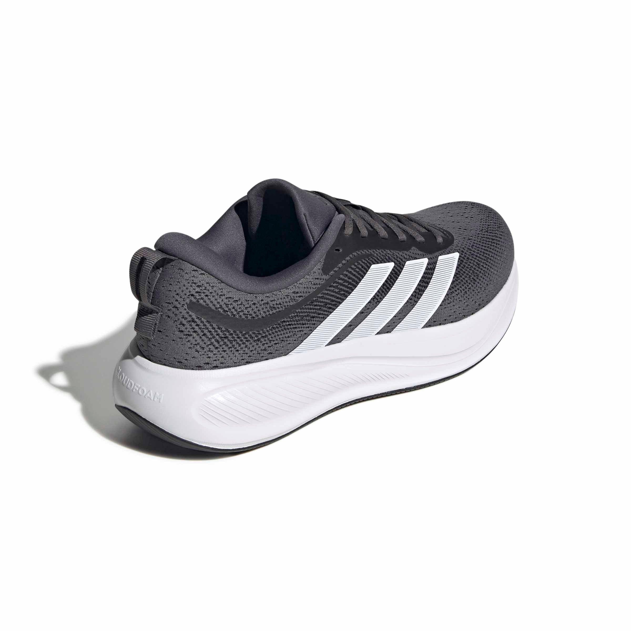 adidas Response Pace "Core Black/Ftwr White/Matte Silver" Men's Running Shoe - BLACK/WHITE/SILVER Thumbnail View 4