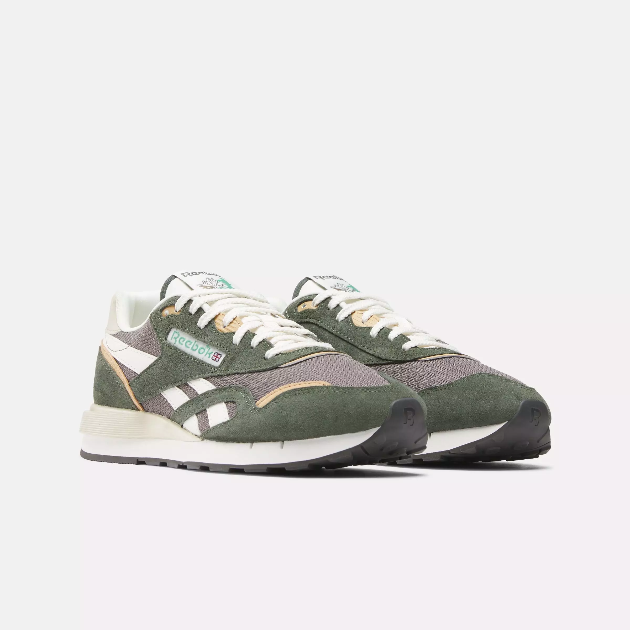 Reebok Classic Nylon 89 "Green/Grey/White" Unisex Shoe - GREEN/GREY/WHITE