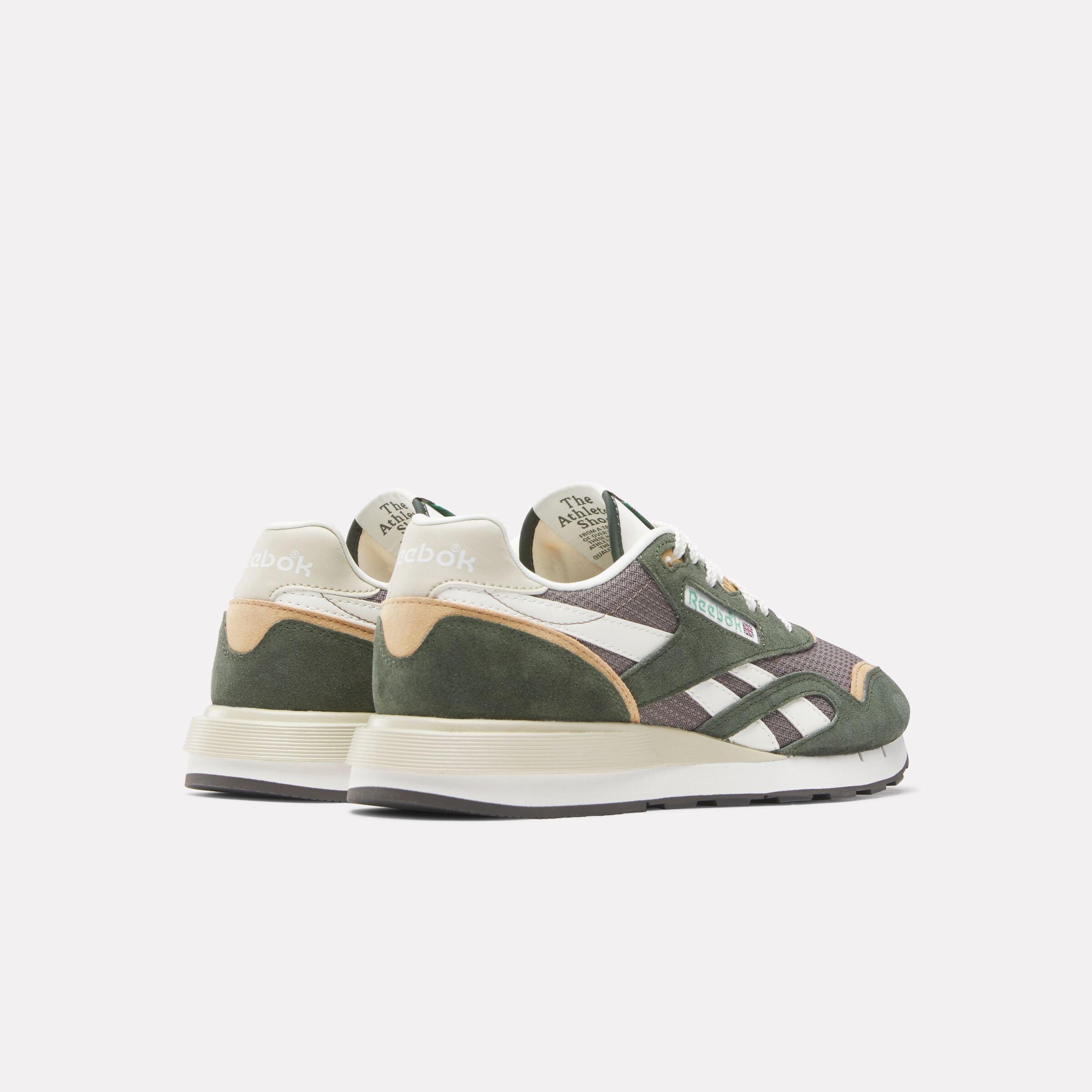 Reebok Classic Nylon 89 "Green/Grey/White" Unisex Shoe - GREEN/GREY/WHITE Thumbnail View 3