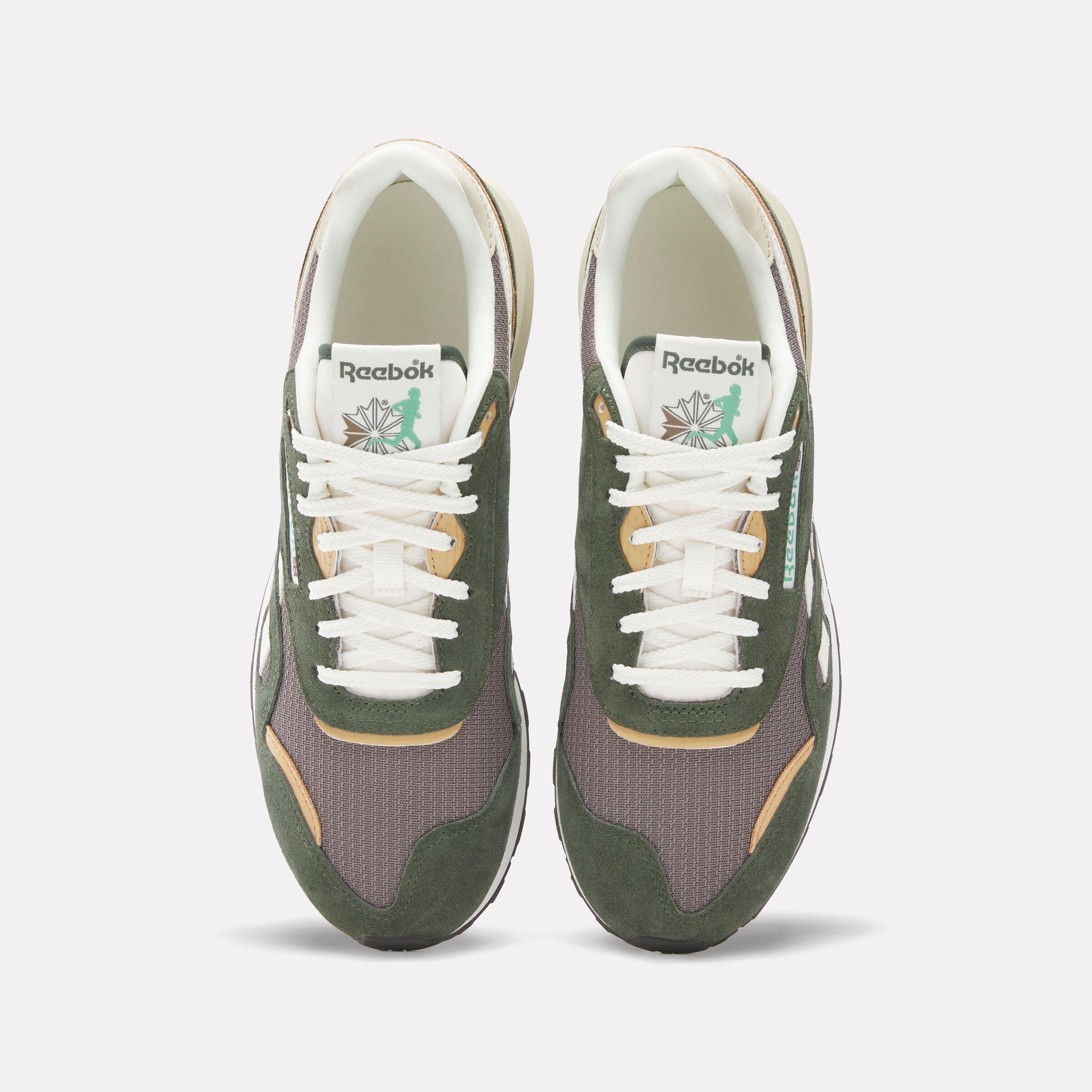 Reebok Classic Nylon 89 "Green/Grey/White" Unisex Shoe - GREEN/GREY/WHITE Thumbnail View 4