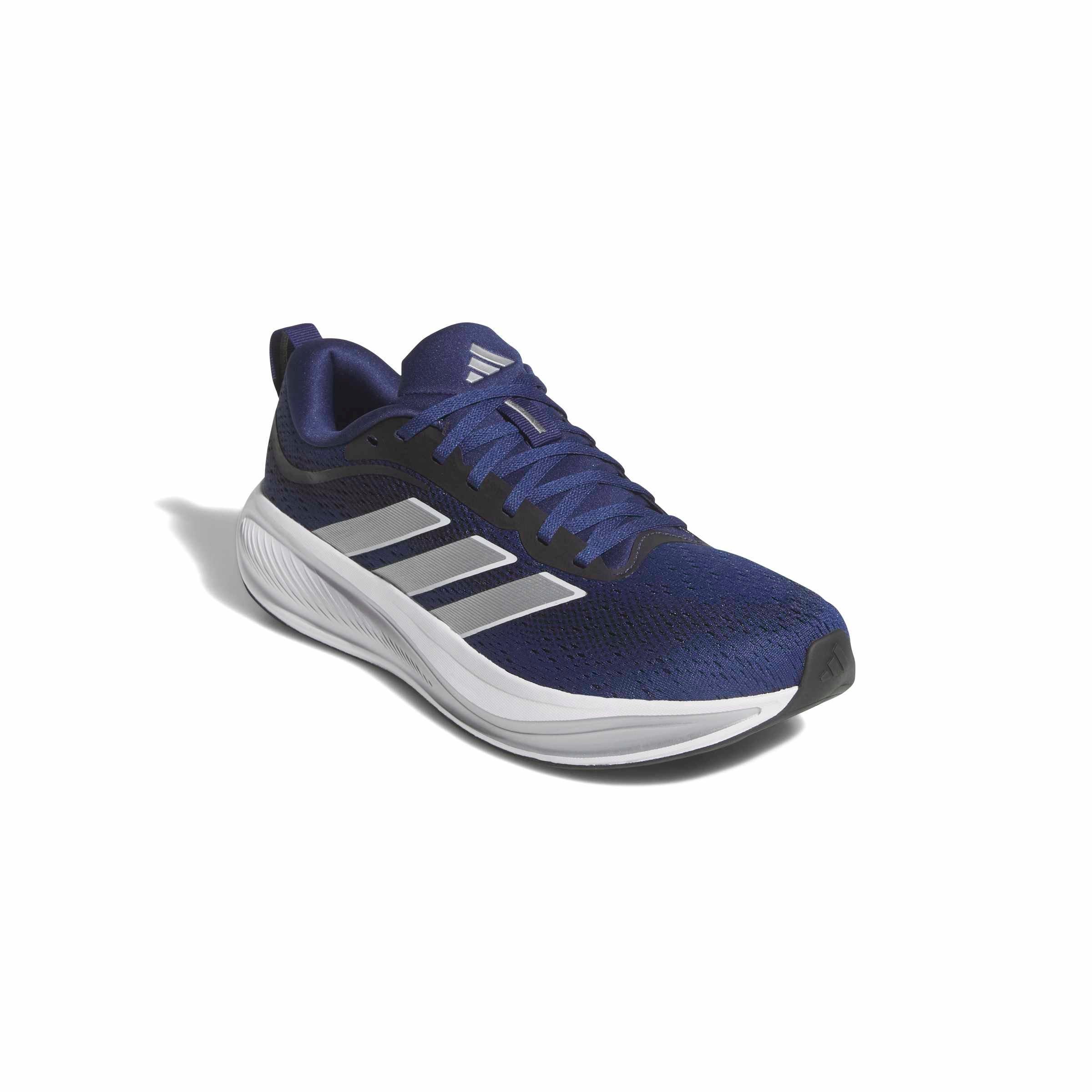 adidas Response Pace "Dark Blue/Matte Silver/Core Black" Men's Running Shoe - DK BLUE/SILVER/BLACK Thumbnail View 3