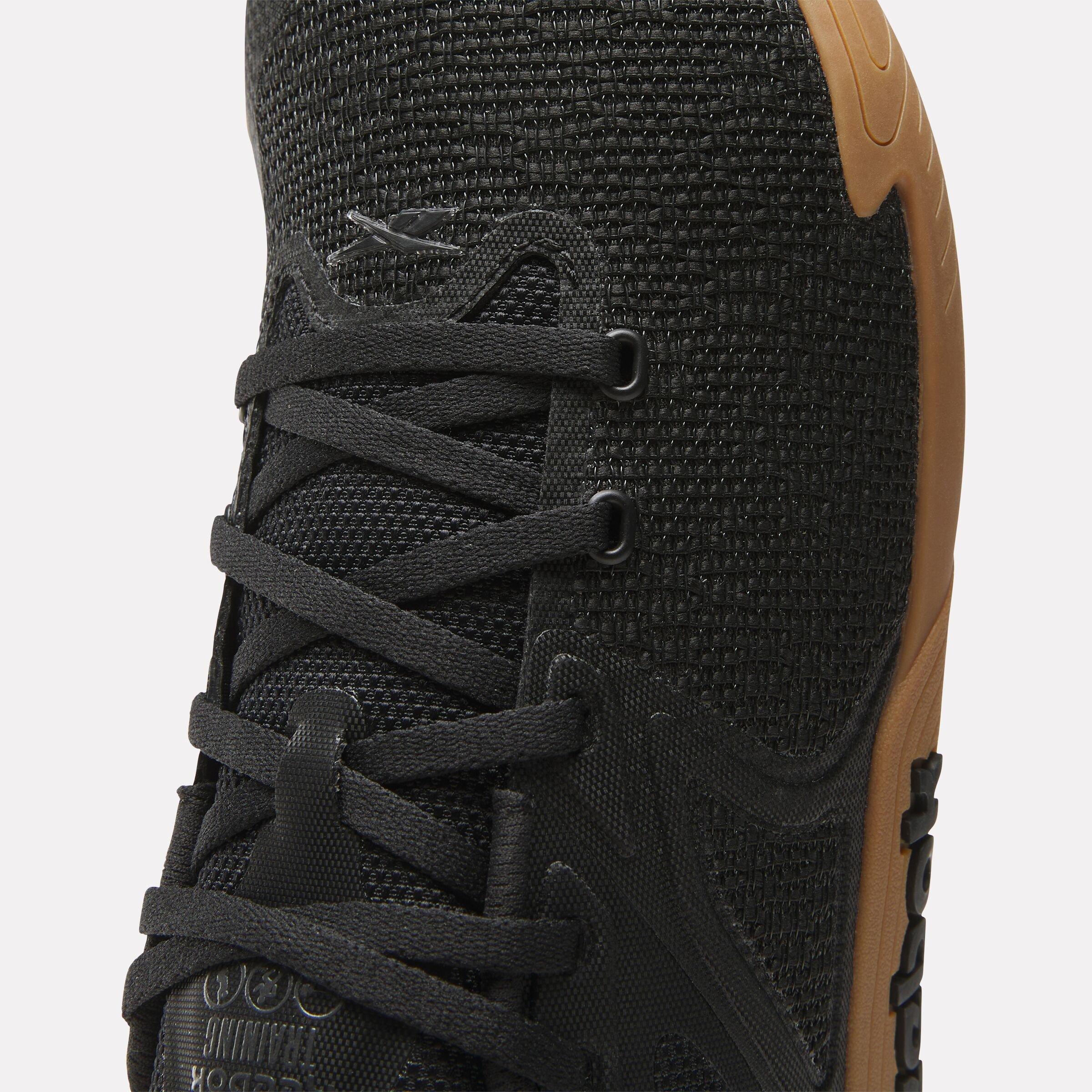 Reebok Nano Unisex Lace Up Training Shoes - Black Gum