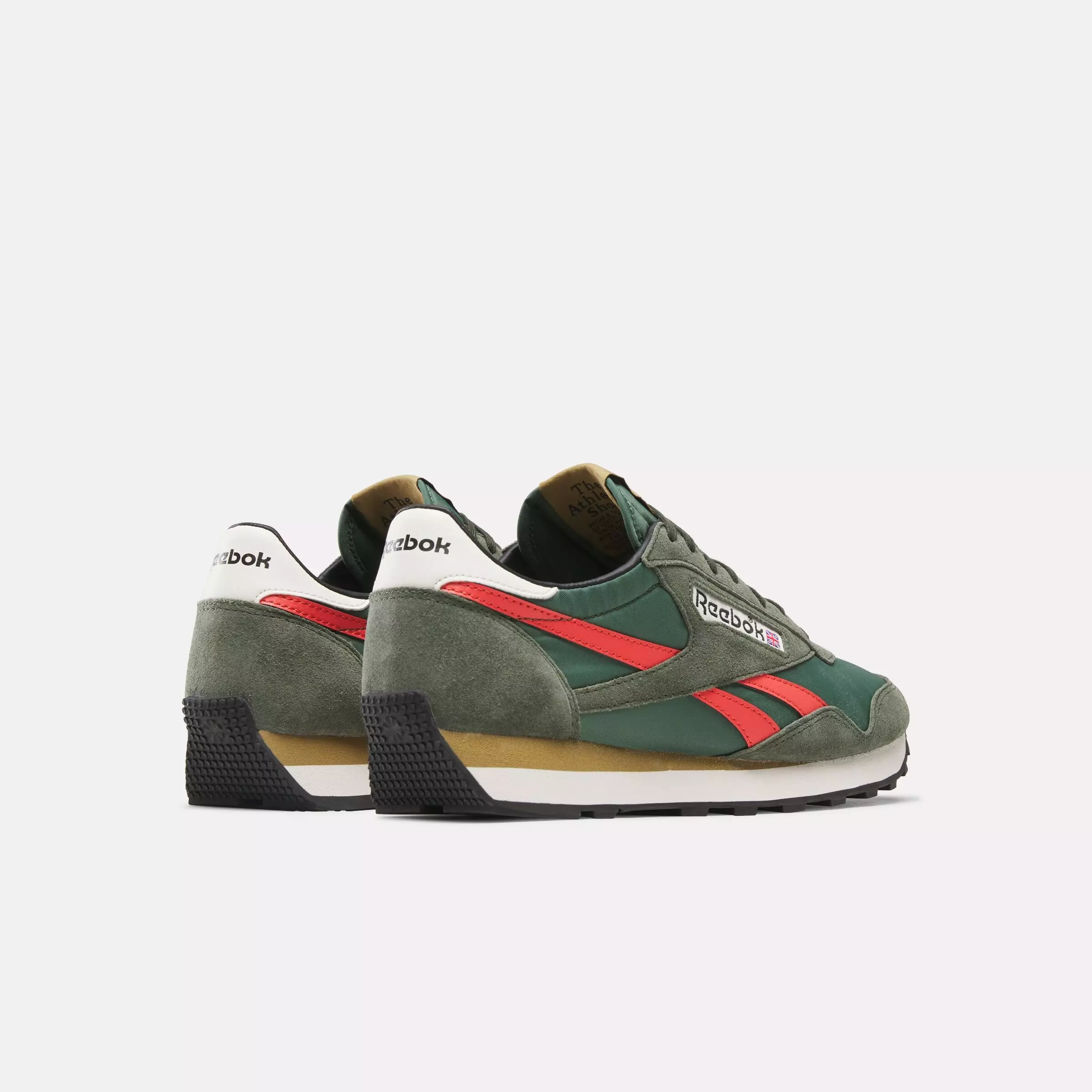 Reebok Aztec II "Green/Orange" Unisex Shoe - GREEN/ORANGE